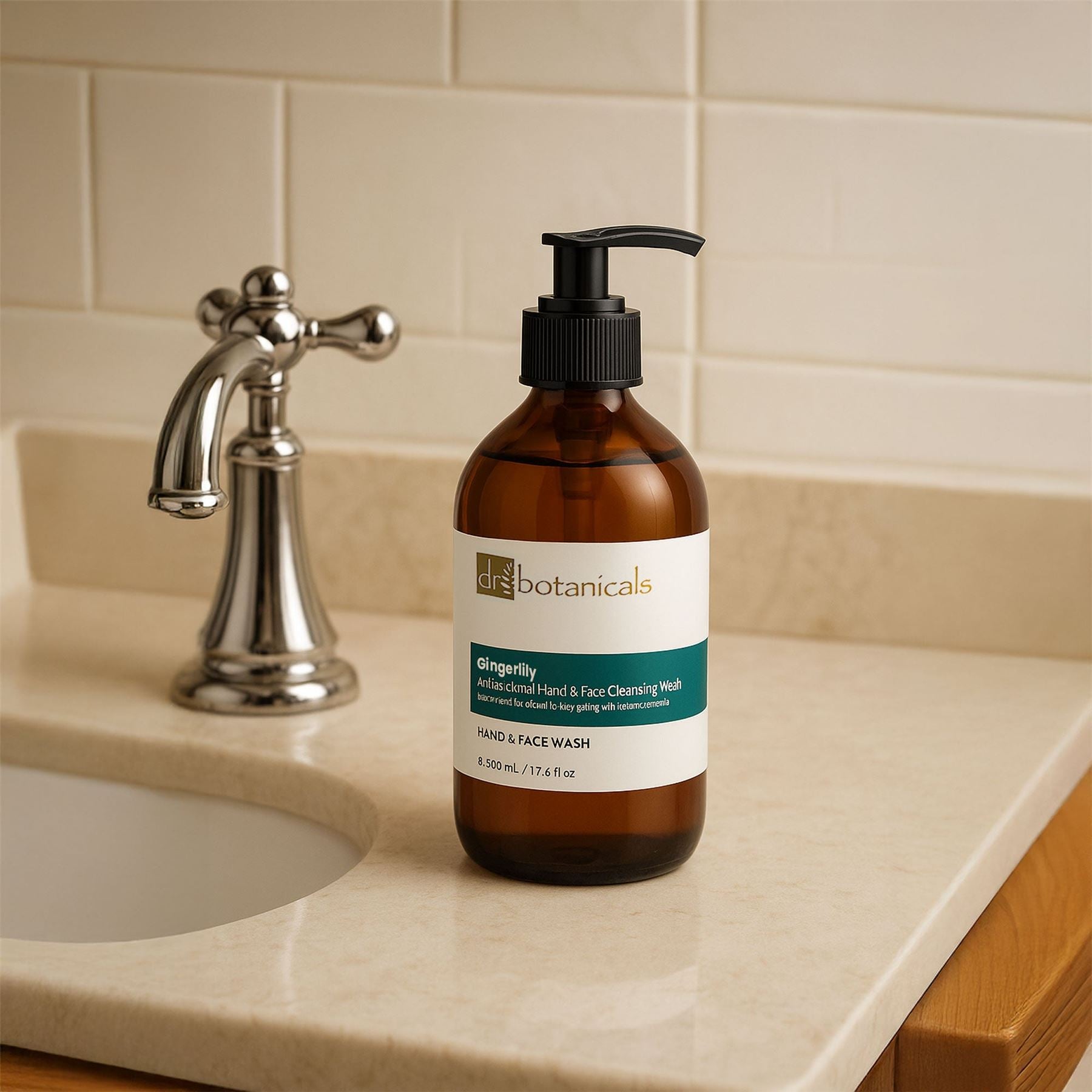 Dr Botanicals Gingerlily Hand & Face Cleansing Wash 500ml Twin Value Savings Pack