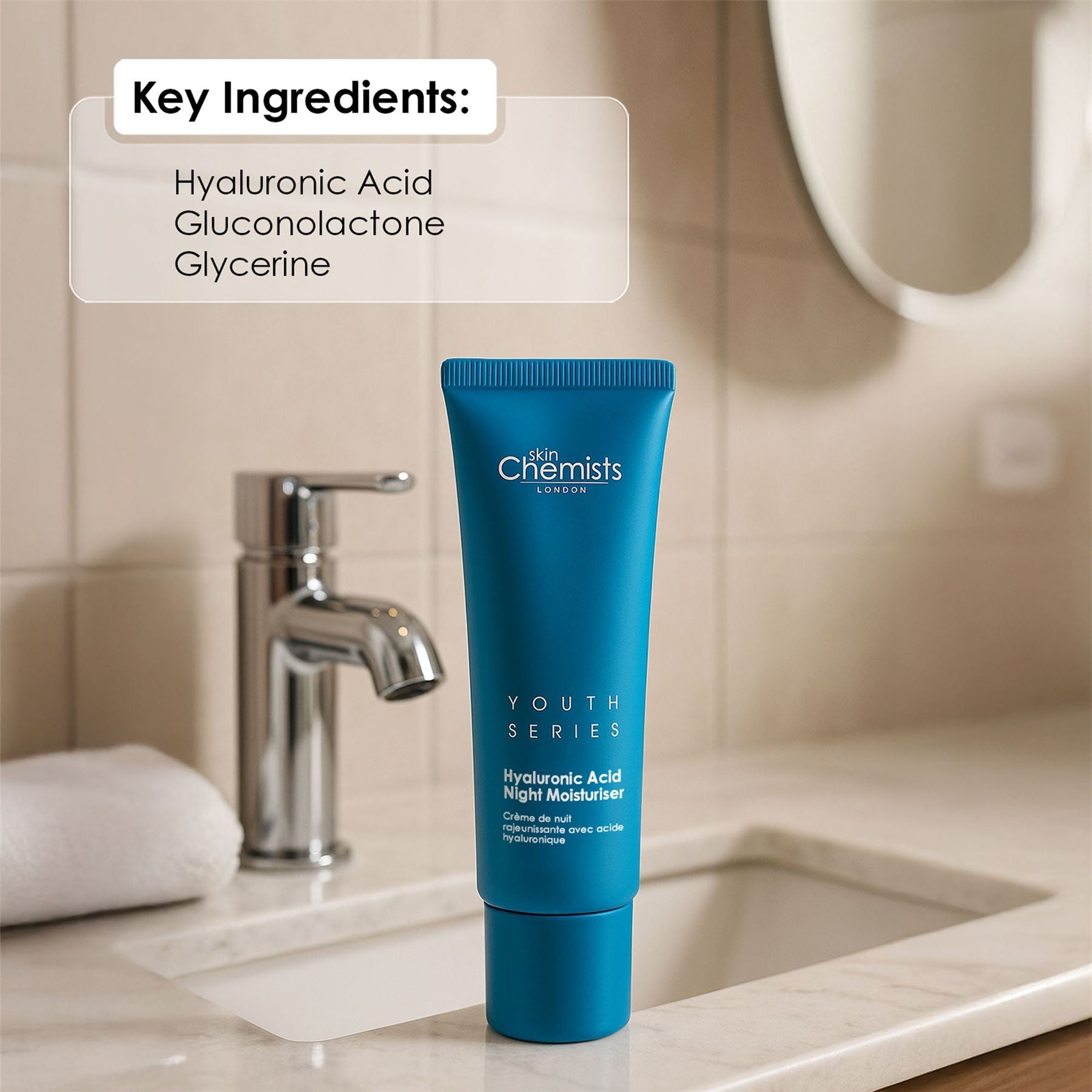 1% Hyaluronic Acid Night Moisturiser 50ml