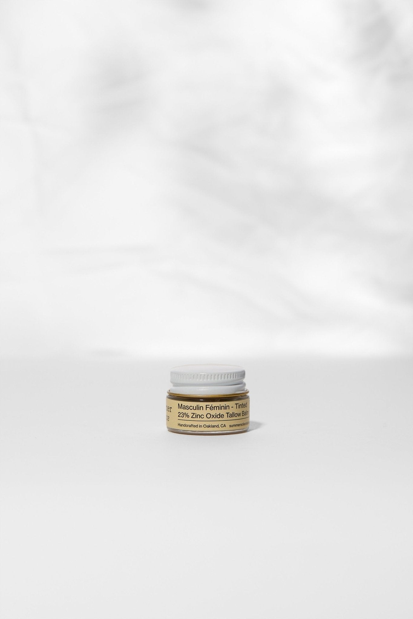 23% Non-Nano Zinc Tinted Tallow Balm | Deodorant Benefits | Scented