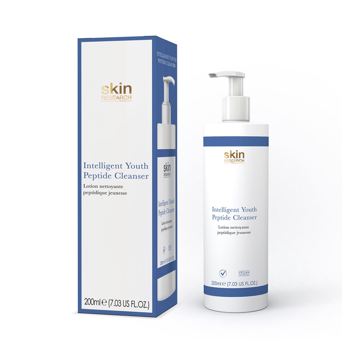 Skin Research Youth Peptide Cleanser & Mask Routine