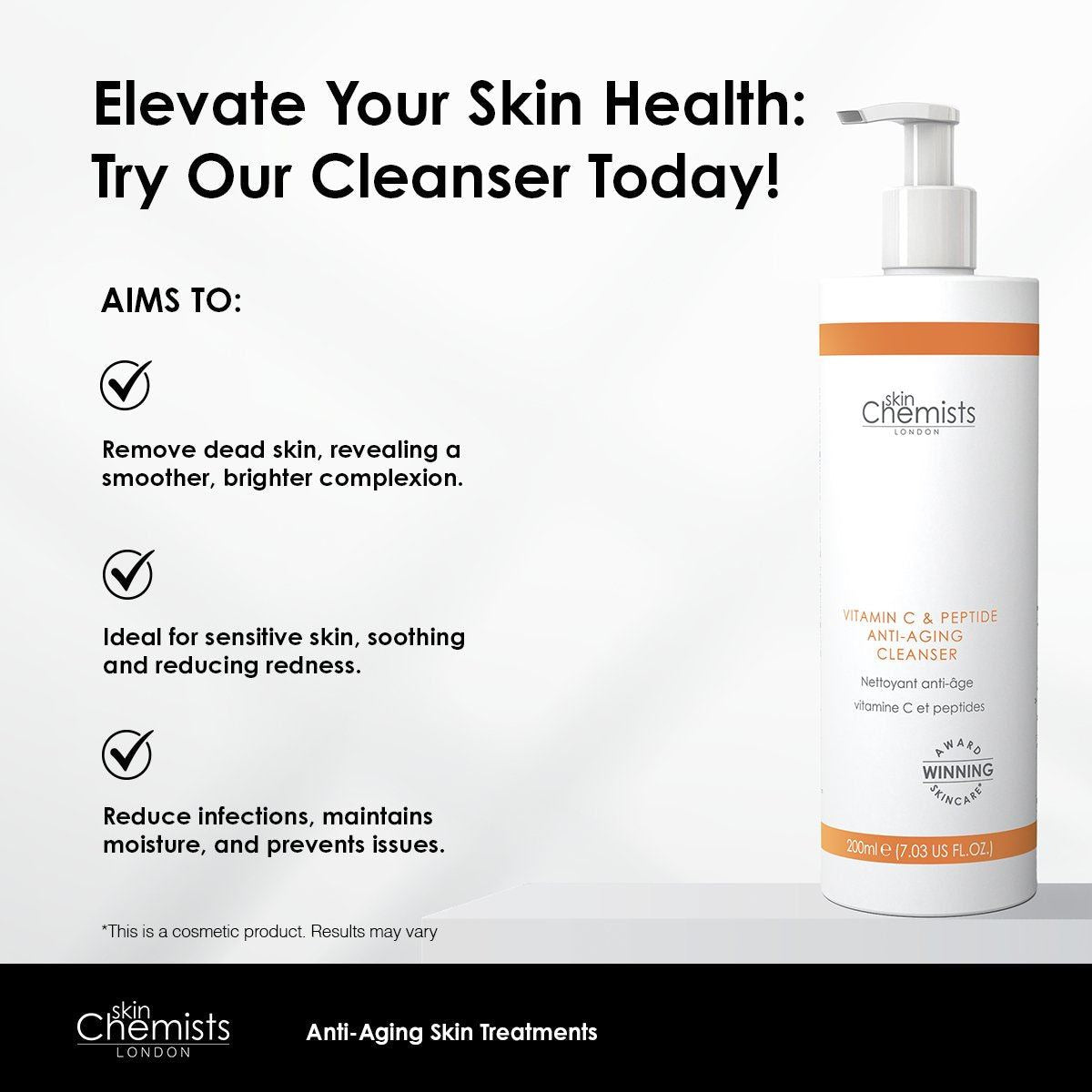 Skin Chemists Brightening Cleanse & Tone Bundle