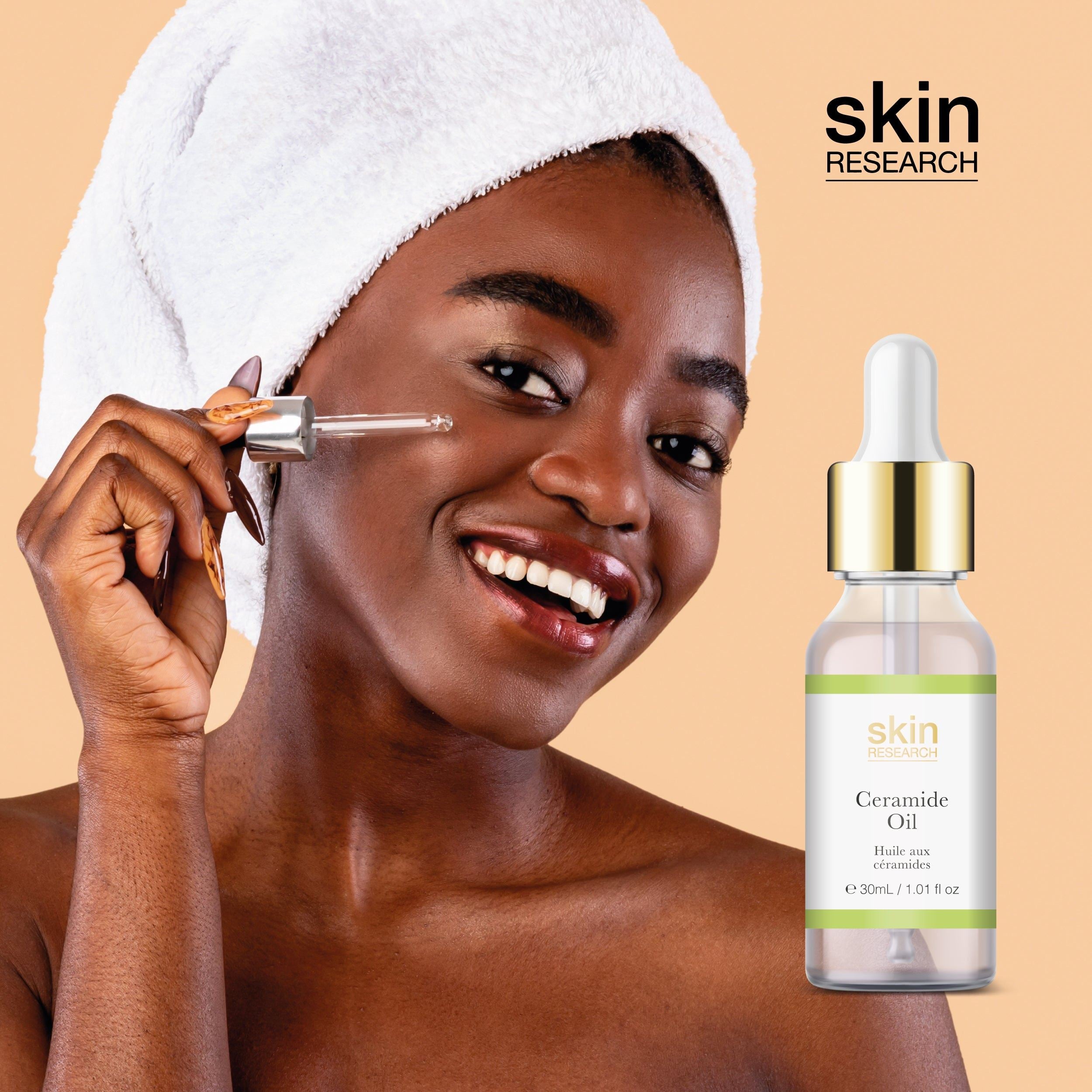 Skin Research Ceramide Oil 30ml Twin Value Savings Pack
