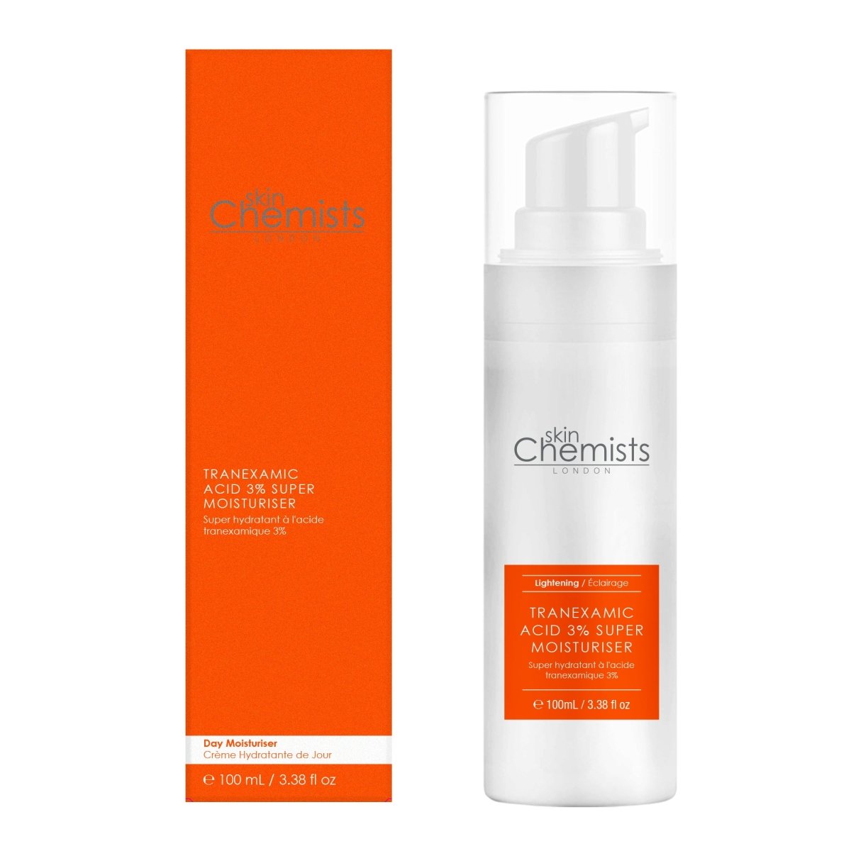 3% Tranexamic Moisturiser Cream & Serum Kit - skinChemists