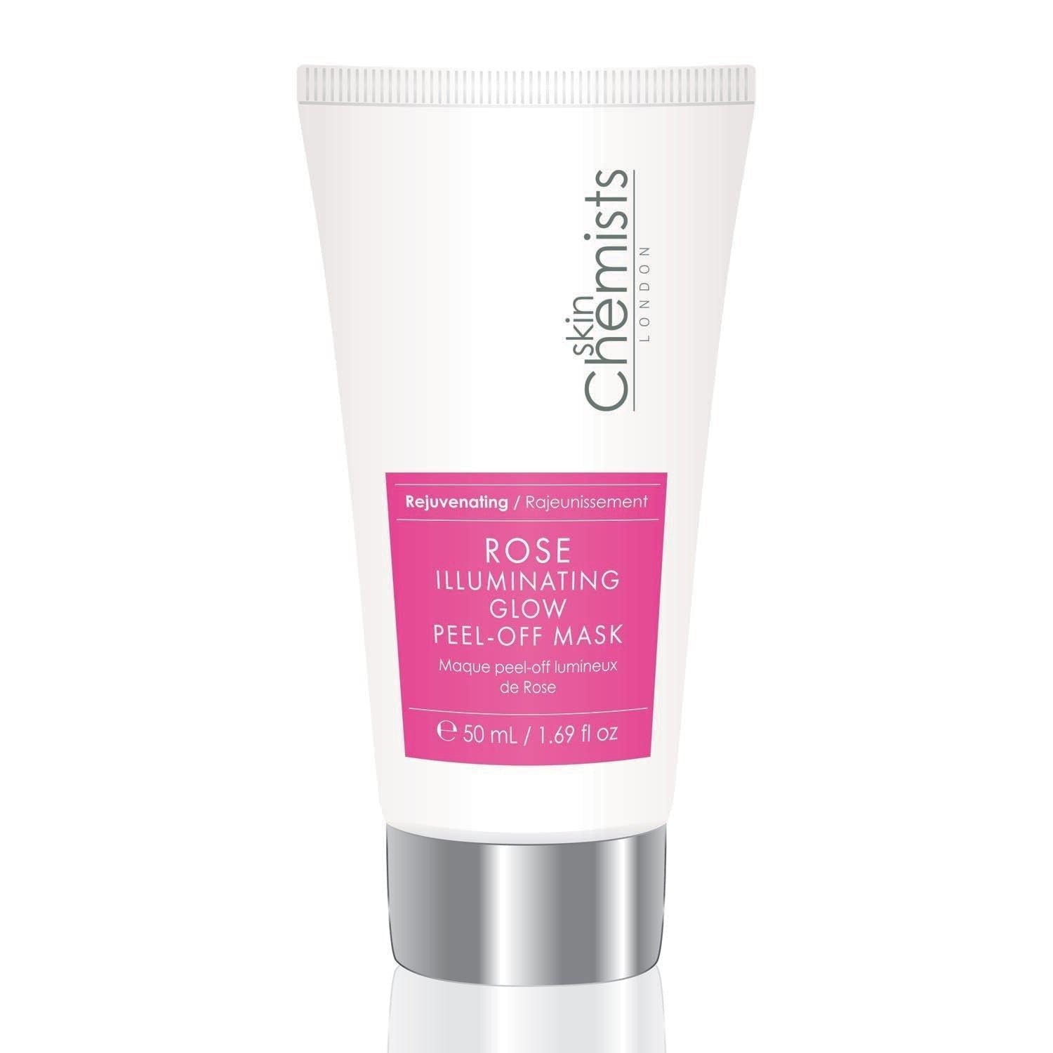 skinChemists Rose Illuminating Glow Peel Off Mask 50ml Twin Value Savings Pack