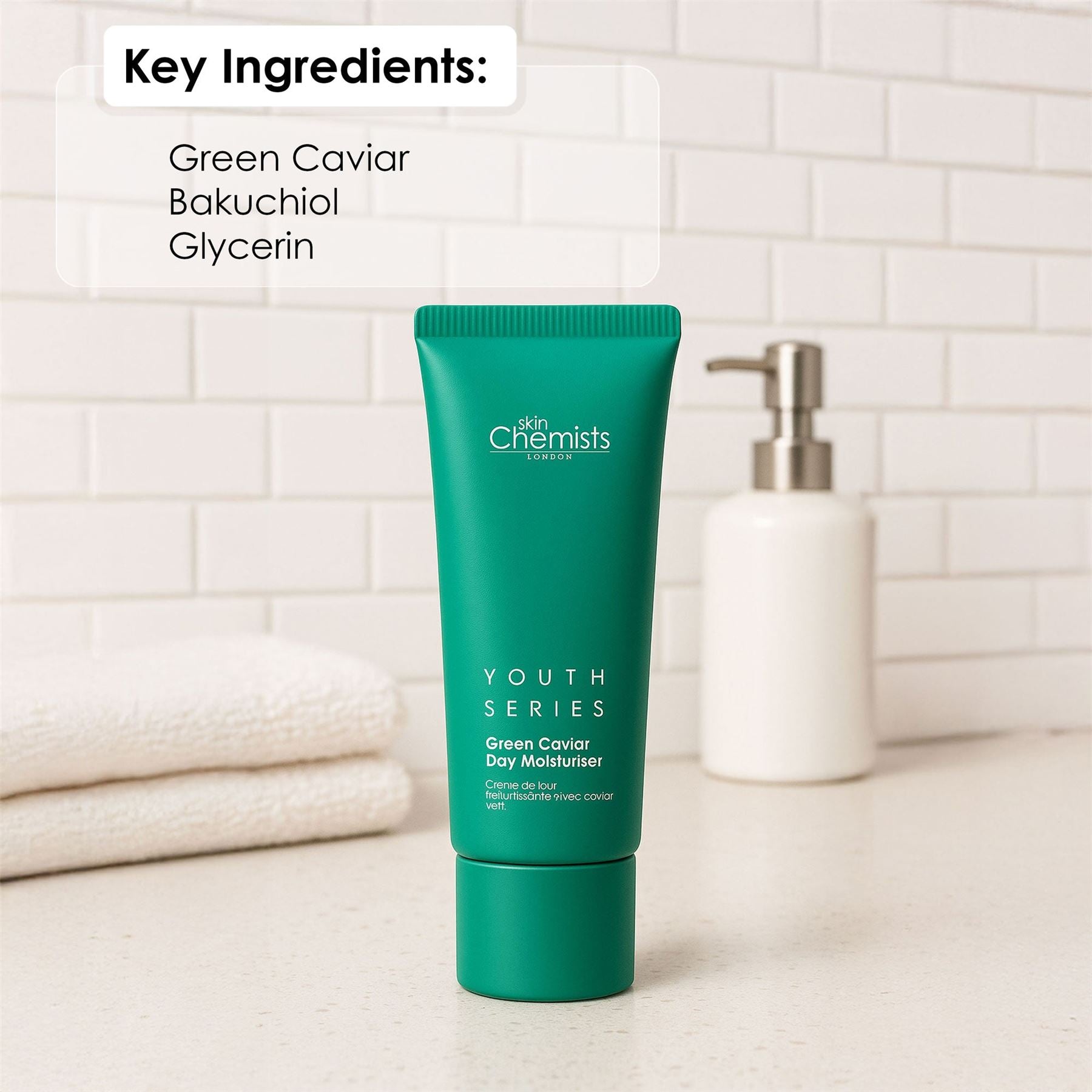 Green Caviar Day Moisturiser 50ml Duo Set