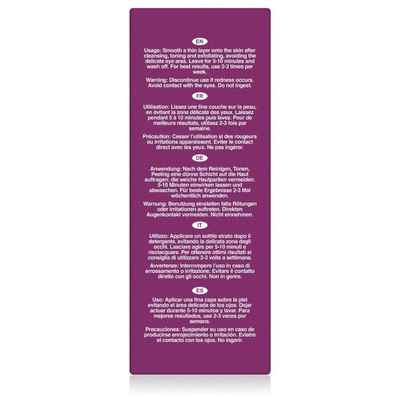 Charcoal Superfood Mattifying Face Mask 30ml