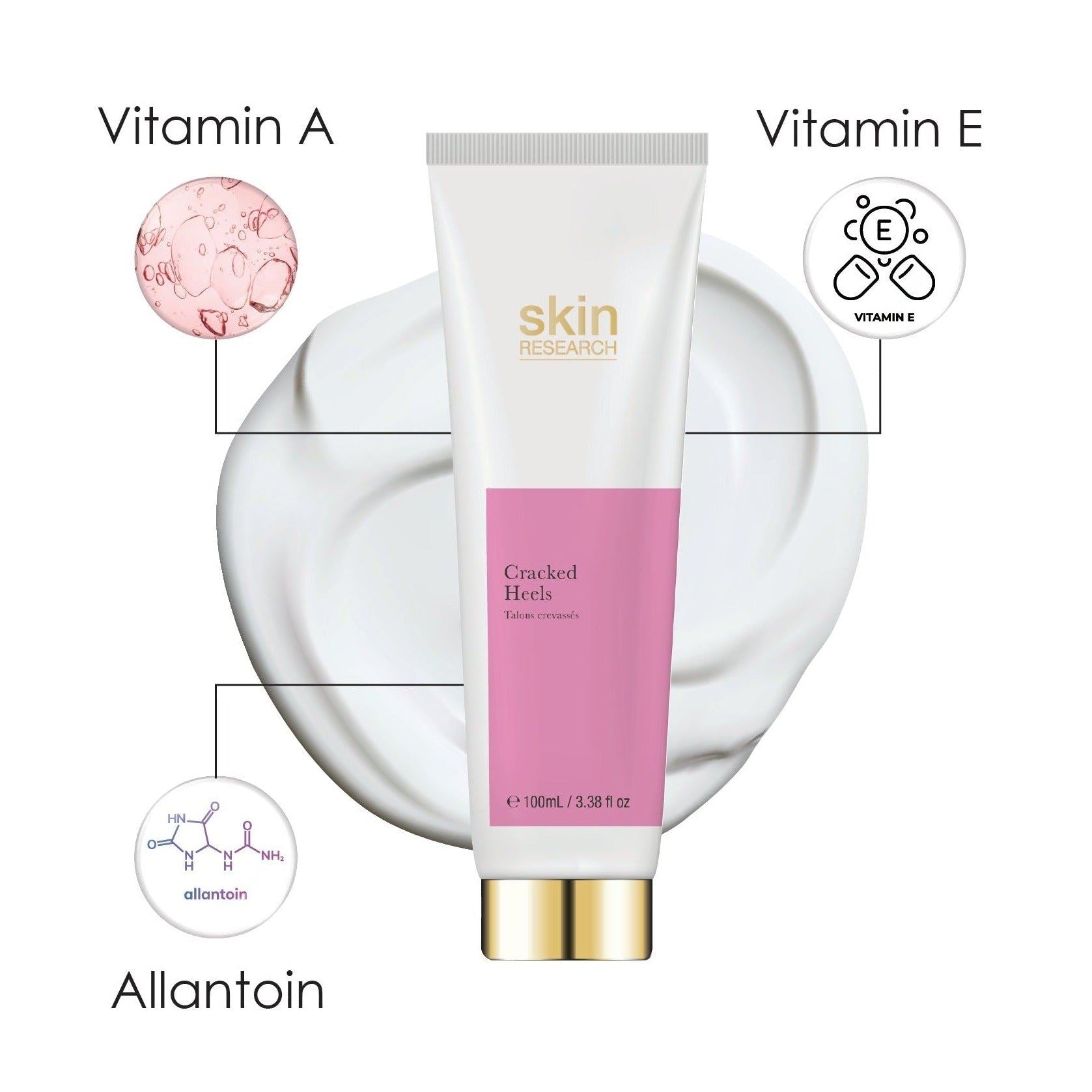 Skin Research Cracked Heels 100ml Twin Value Savings Pack