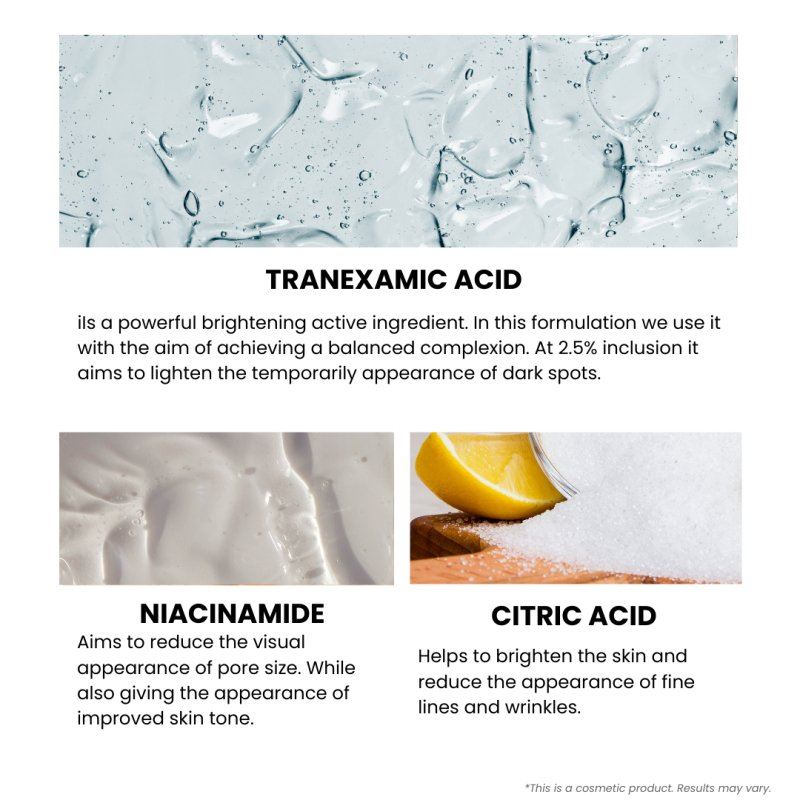 Brightening Serum Tranexamic Acid 2.5%, Niacinamide 4% 30ml