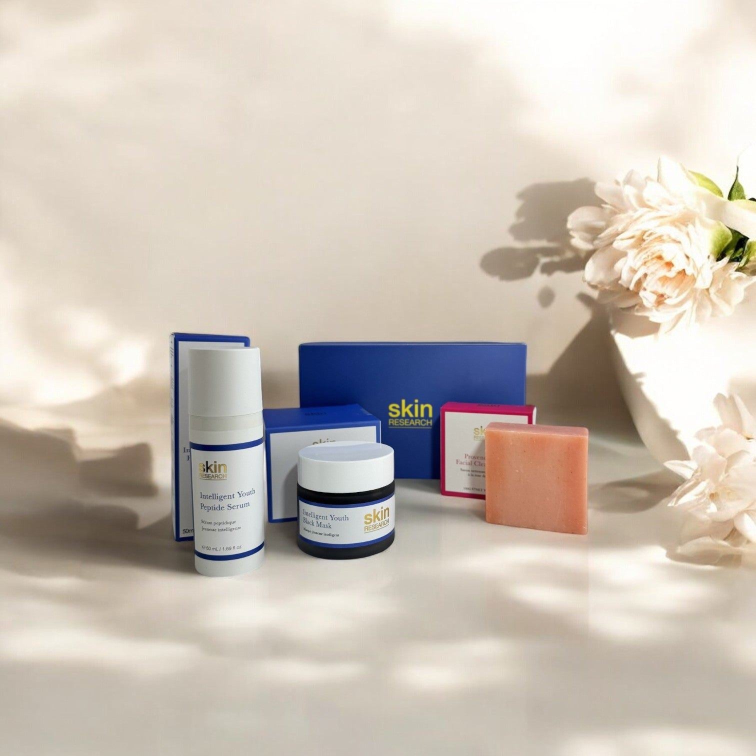 Skin Research Anti-Ageing Intelligent Youth Peptide Skincare Gift Set