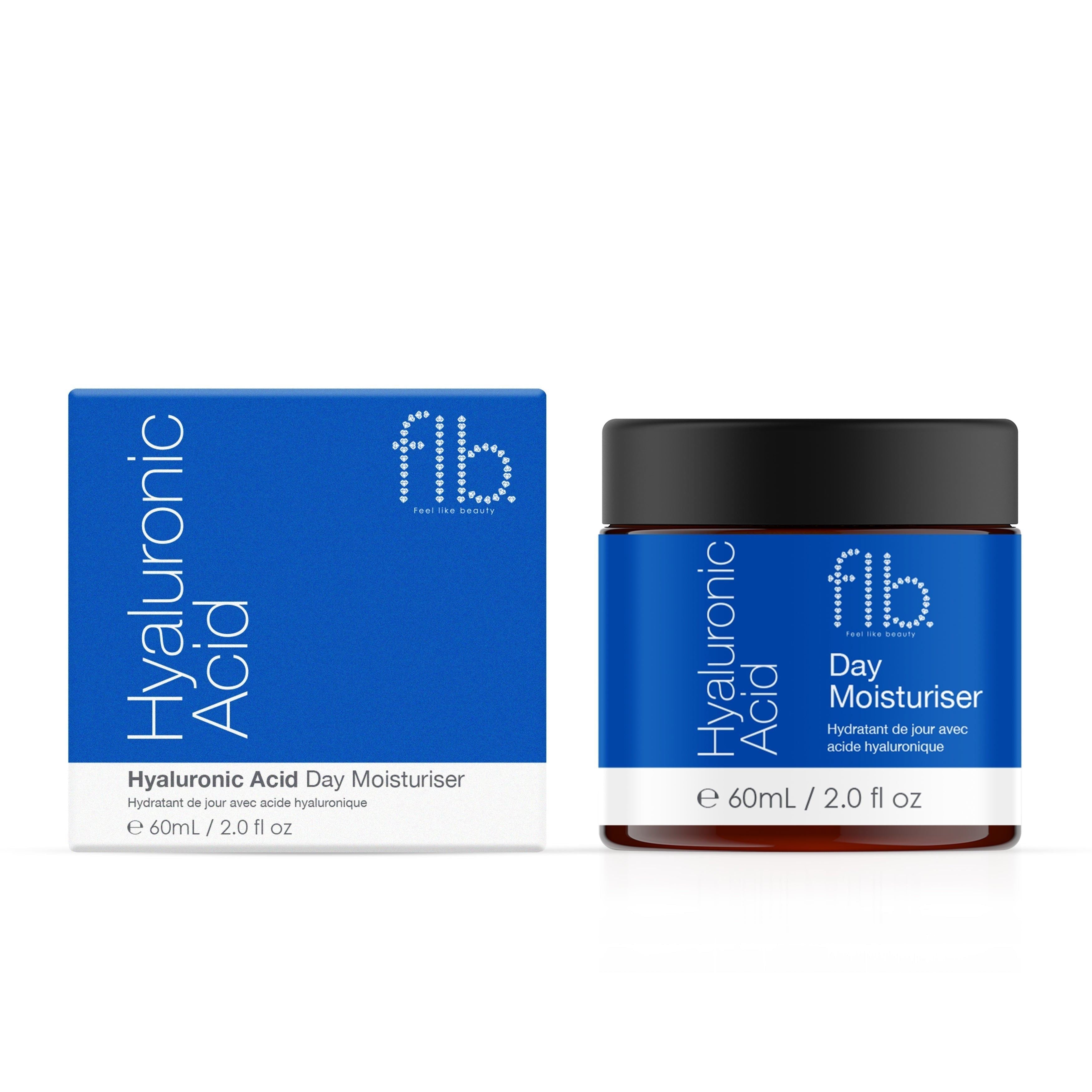 Feel Like Beauty Hyaluronic Acid Day Moisturiser 60ml Twin Value Savings Pack