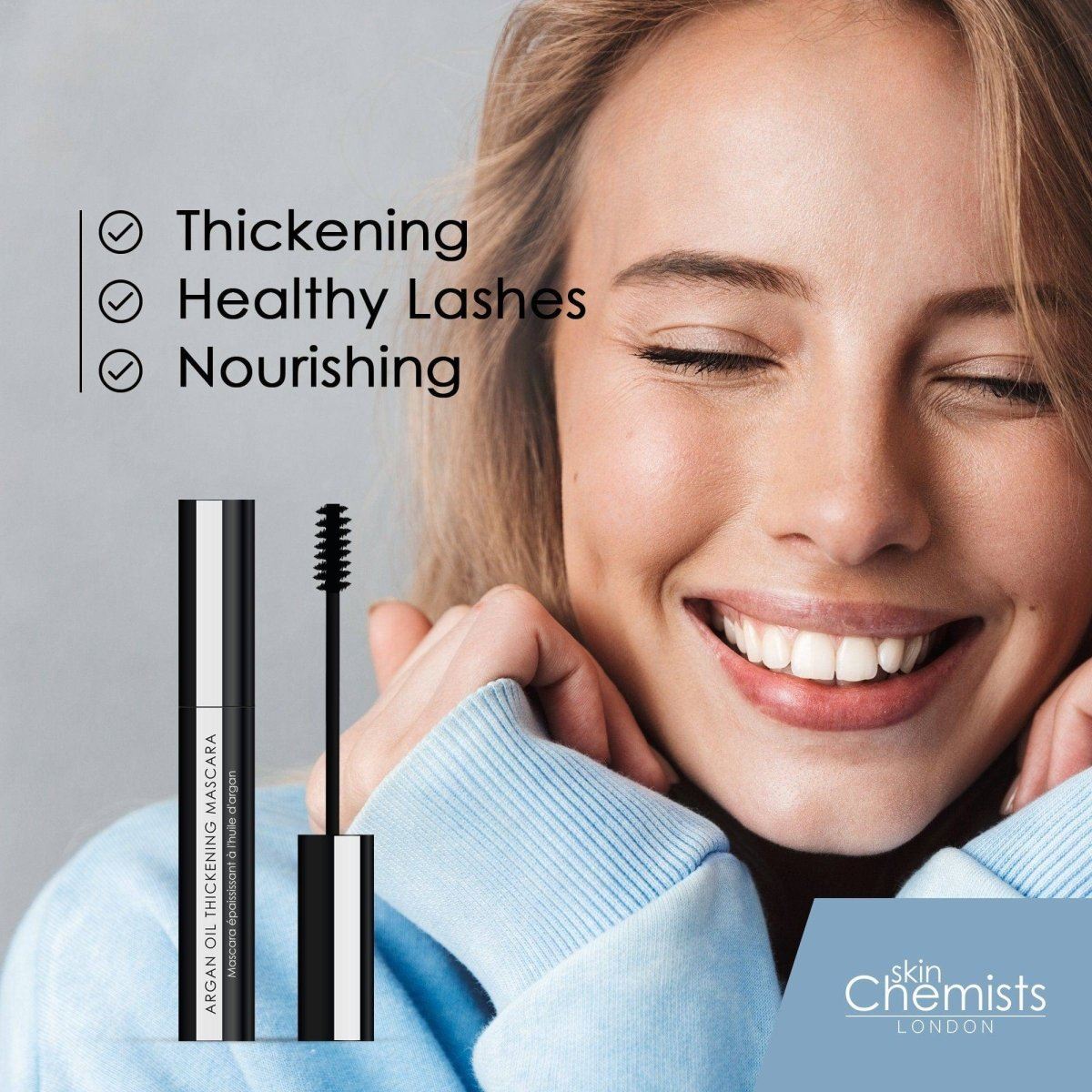 skinChemists Argan Oil Thickening Mascara