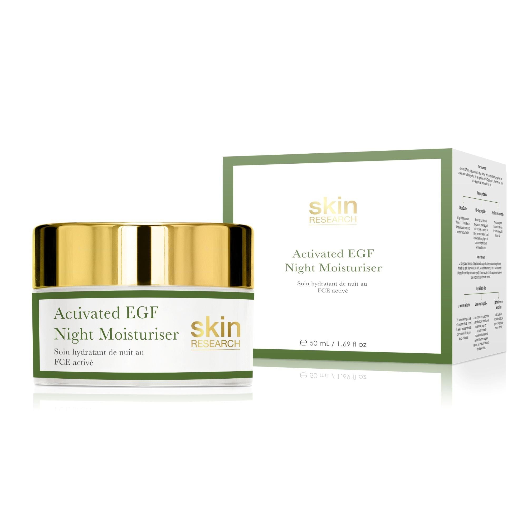 K3 Skin Research EGF Day & Night Moisturiser, Facial Serum