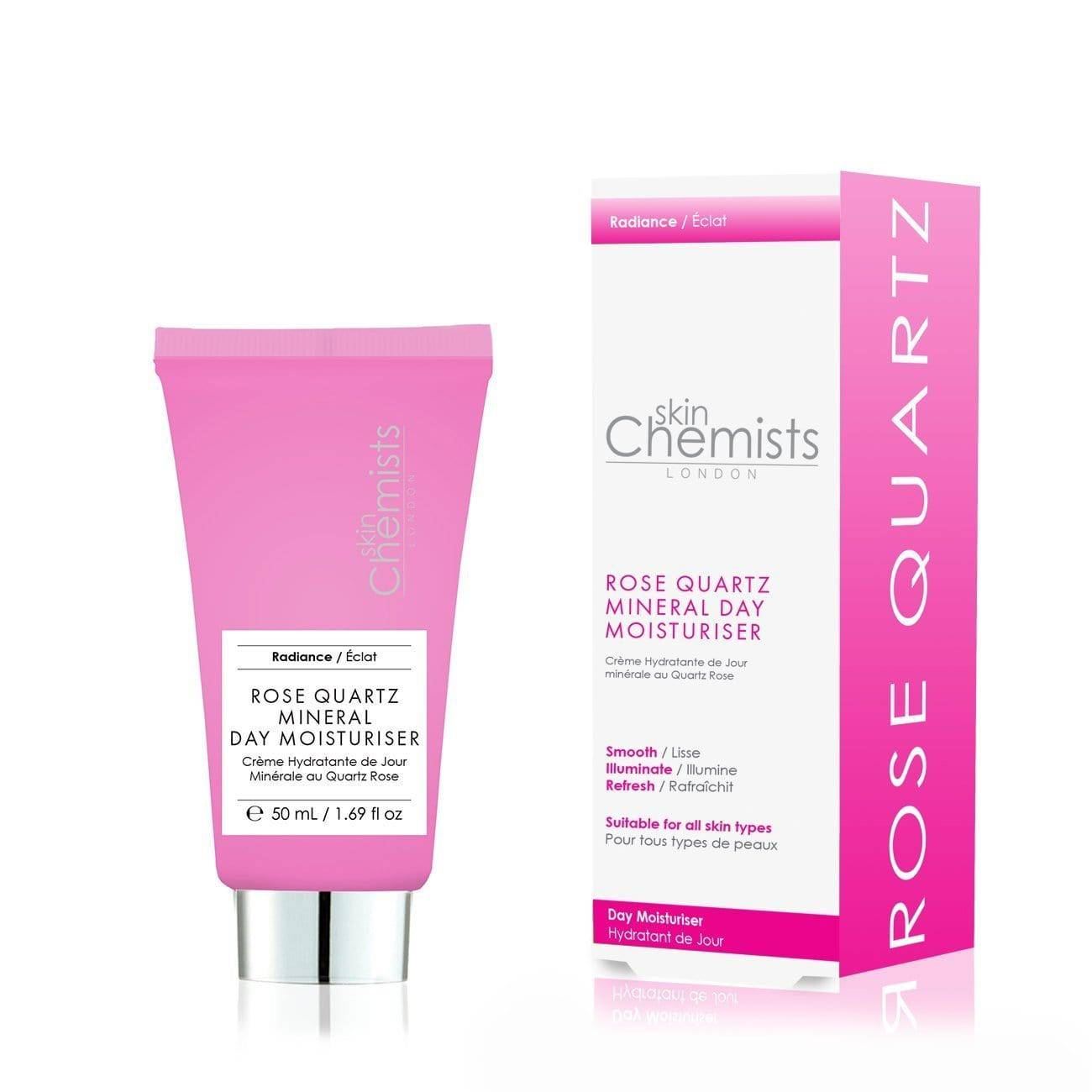 skinChemists Rose Quartz Mineral Day Moisturiser 50ml Twin Value Savings Pack