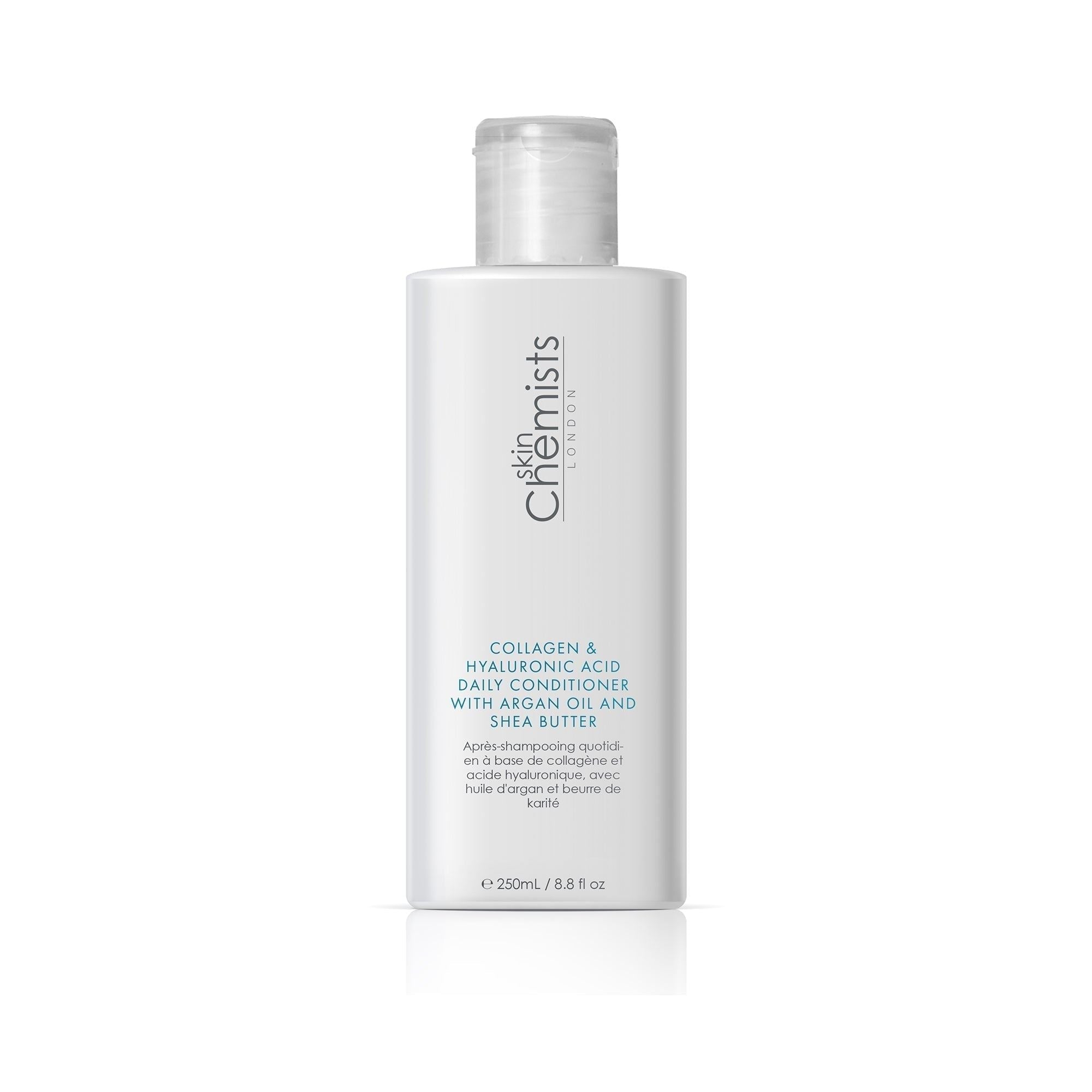 skinChemists Collagen & Hyaluronic Acid Daily Conditioner with Argan Oil & Shea Butter 250ml Twin Value Savings Pack