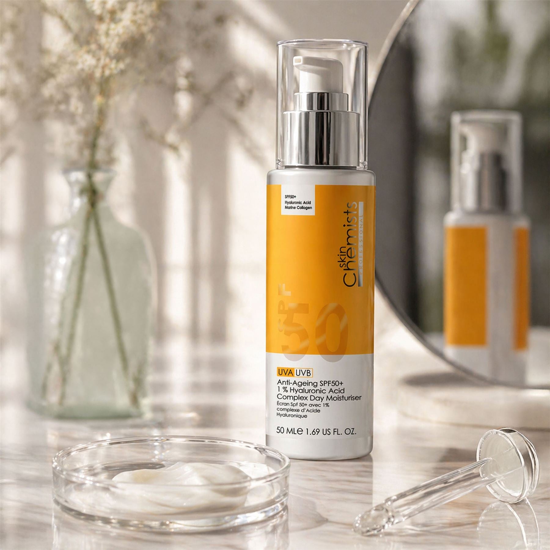 Anti-Ageing SPF50+ 1 % Hyaluronic Acid Complex Day Moisturiser