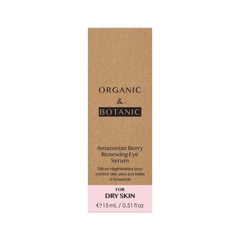 Amazonian Berry Eye Serum - 15ml - Depuffing, Hydrating, & Brightening with Aloe Vera & Vitamin E for Refreshed, Youthful Eyes