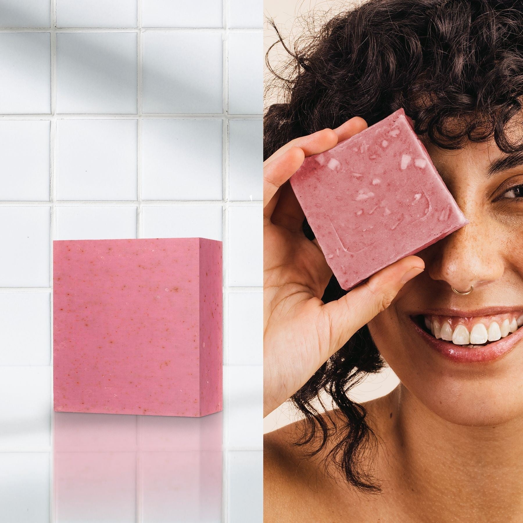 skinChemists No.80 Rose Cleansing Facial Bar 100g Twin Value Savings Pack