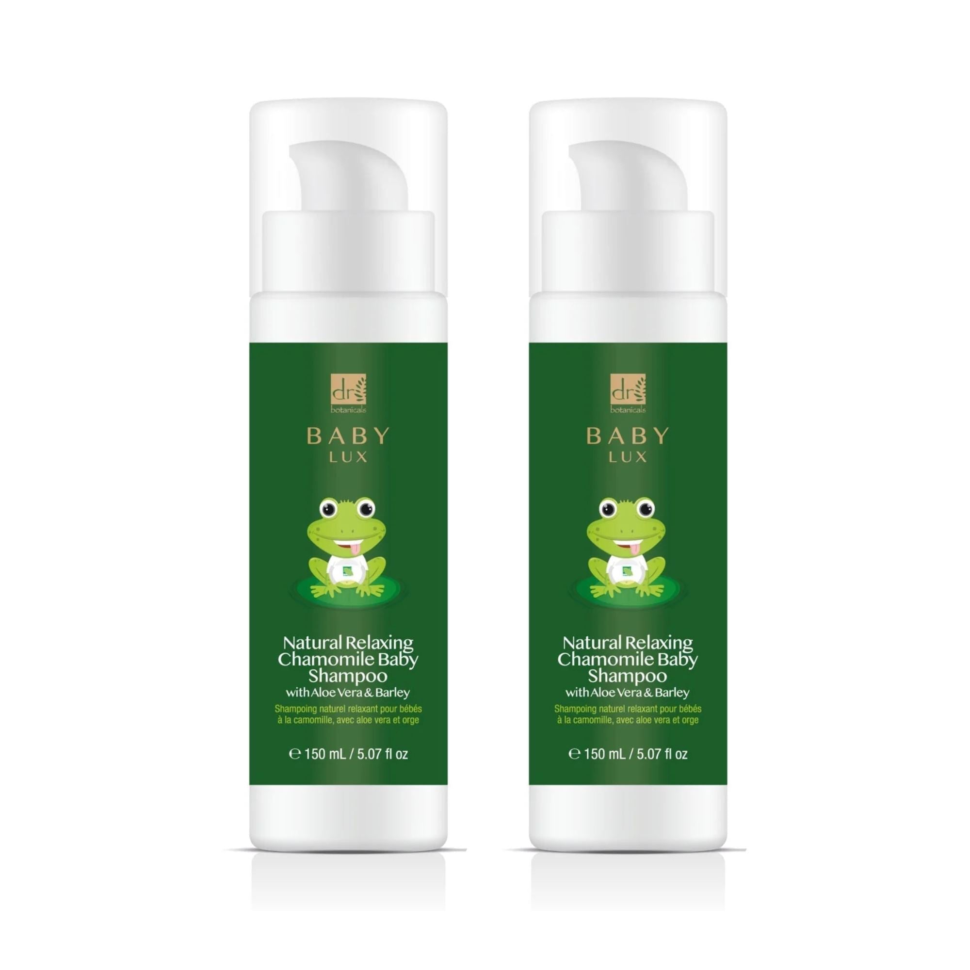 Dr Botanicals Baby Lux Natural Relaxing Chamomile Baby Shampoo 150ml Twin Value Savings Pack