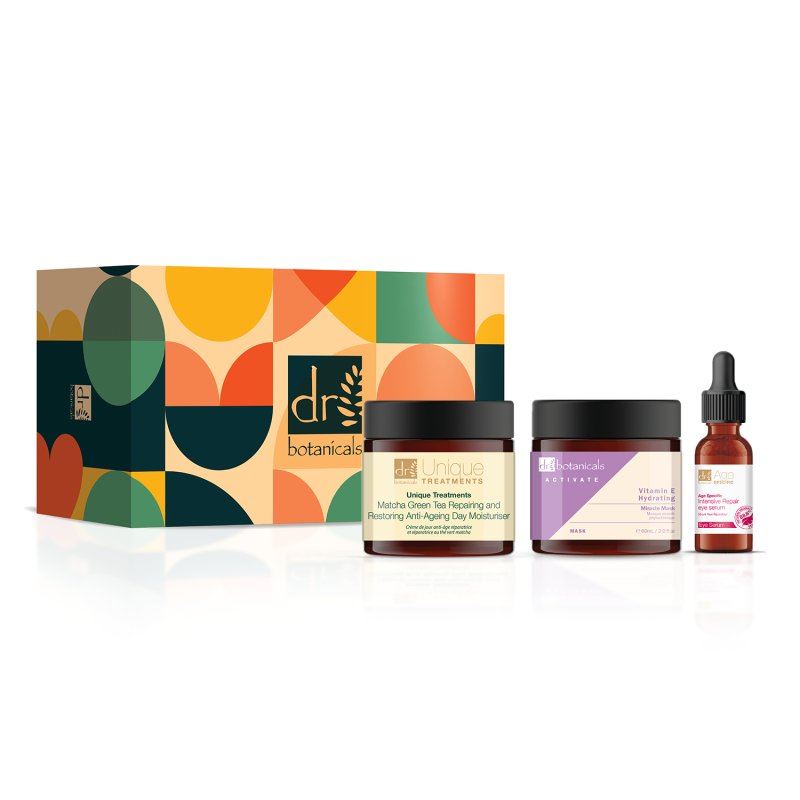 Age Specific Eye Serum, Phytochemical Mask & Matcha Green Tea Day Moisturiser