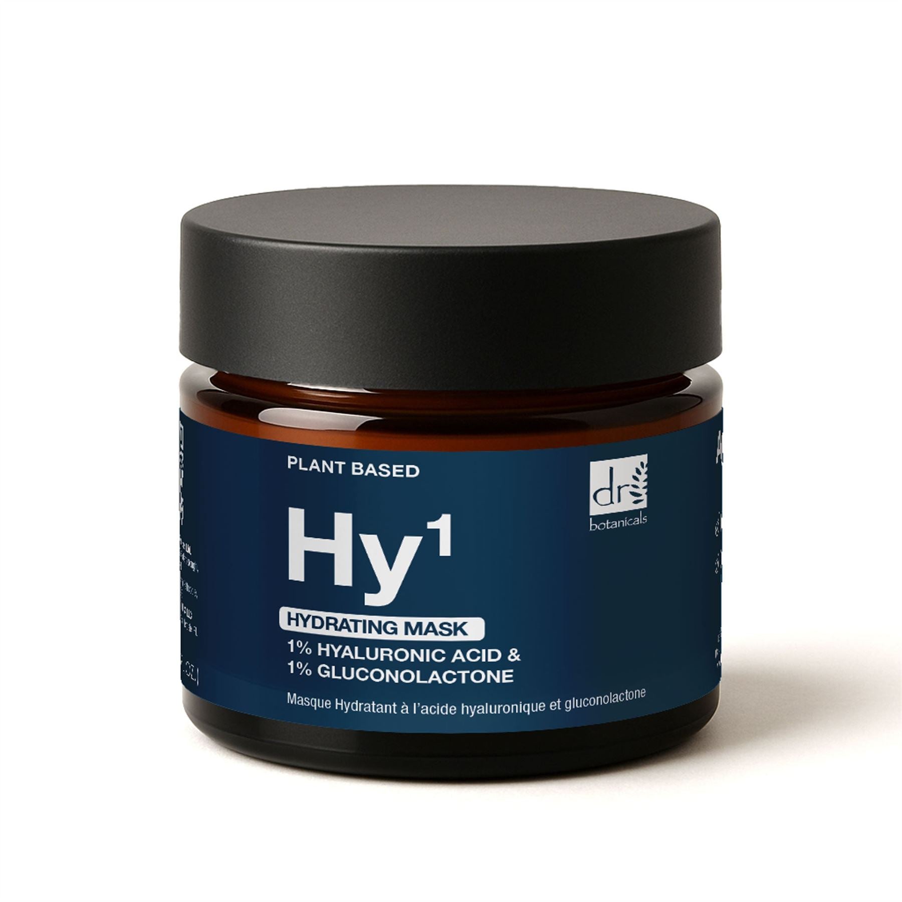 Dr Botanicals Hydrating Face Mask | 1% Hyaluronic Acid & 1% Gluconolactone | Smooths, Hydrates & Revitalises | 60ml