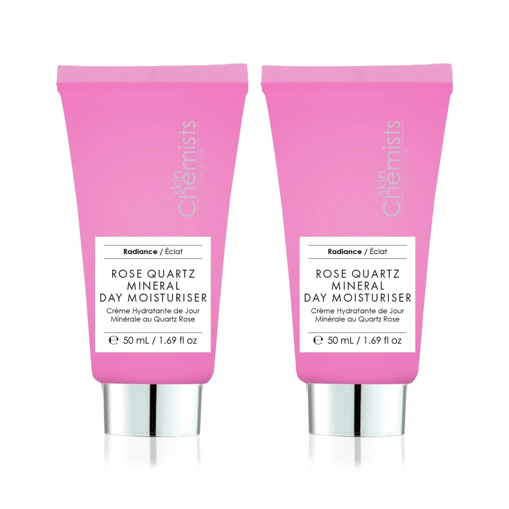 Rose Quartz Mineral Day Moisturiser 50ml 2-Pack