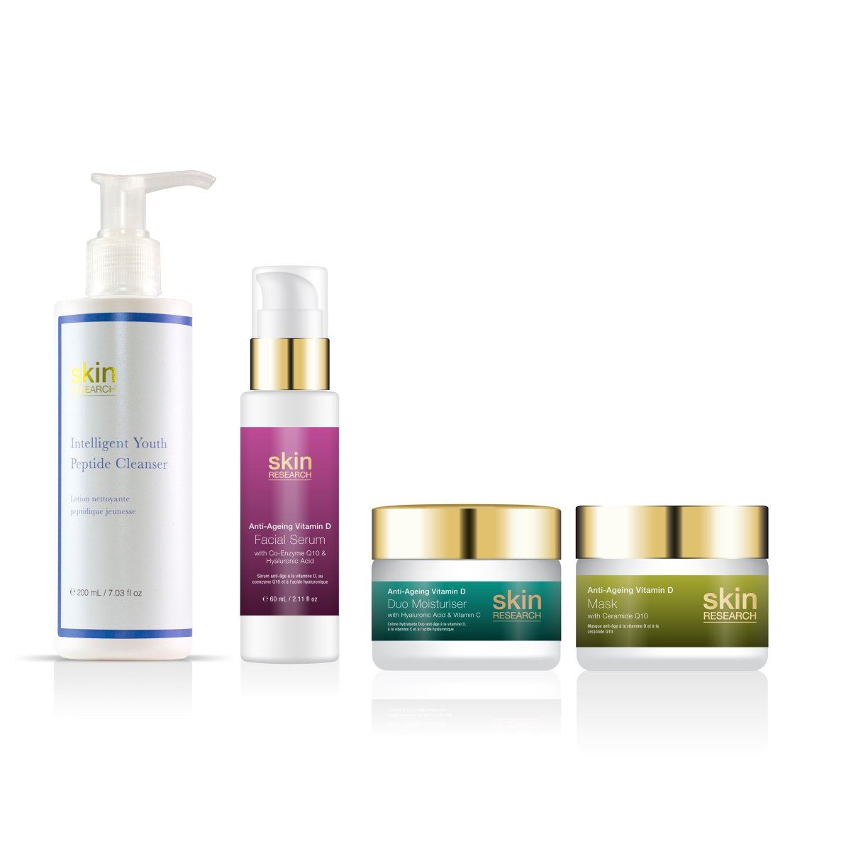 Youth Peptide - Cleanser - + Anti-Ageing Vitamin D  with Hyaluronic Acid & Vitamin C