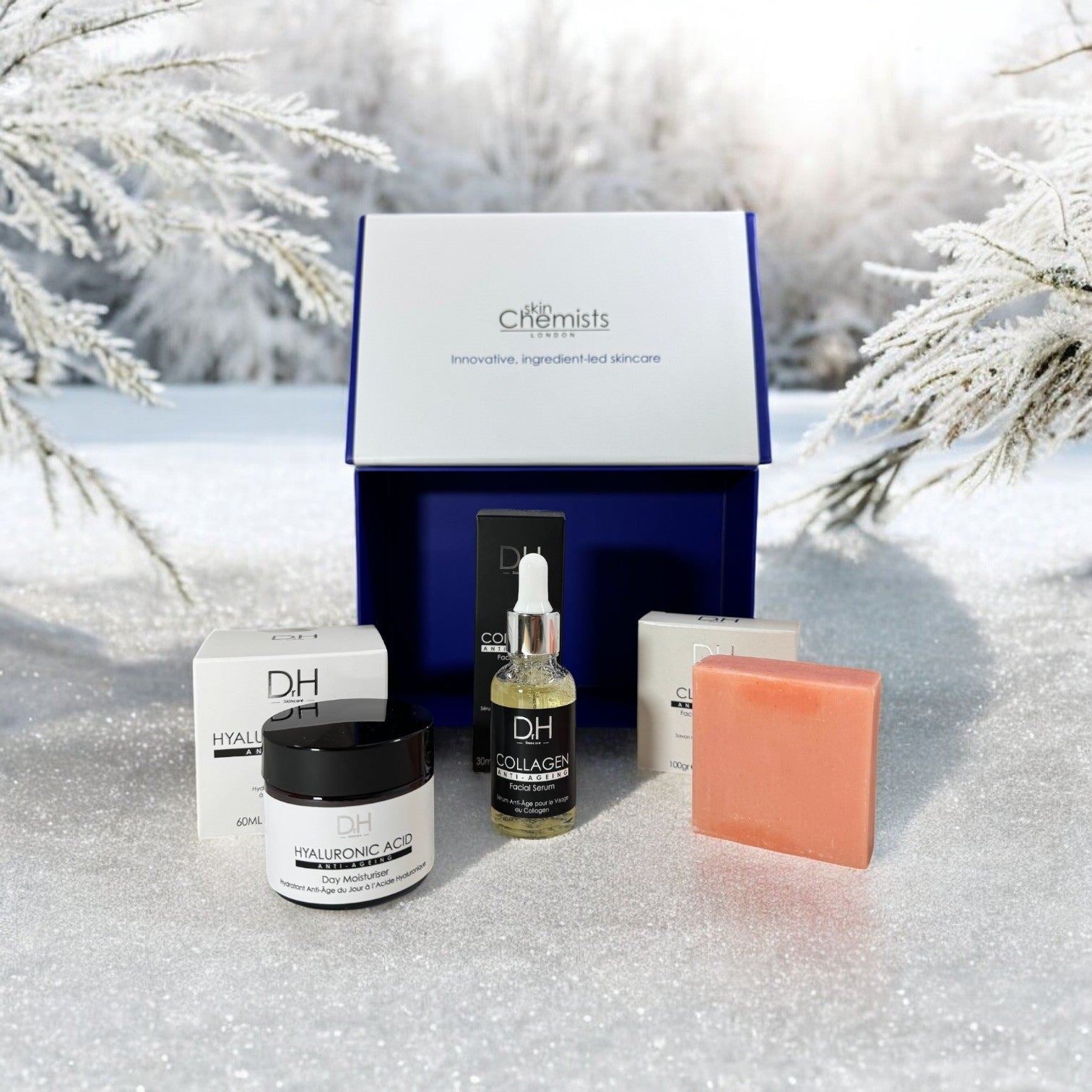 Dr H Collagen + Hyaluronic Acid Anti-Ageing Skincare Gift Set