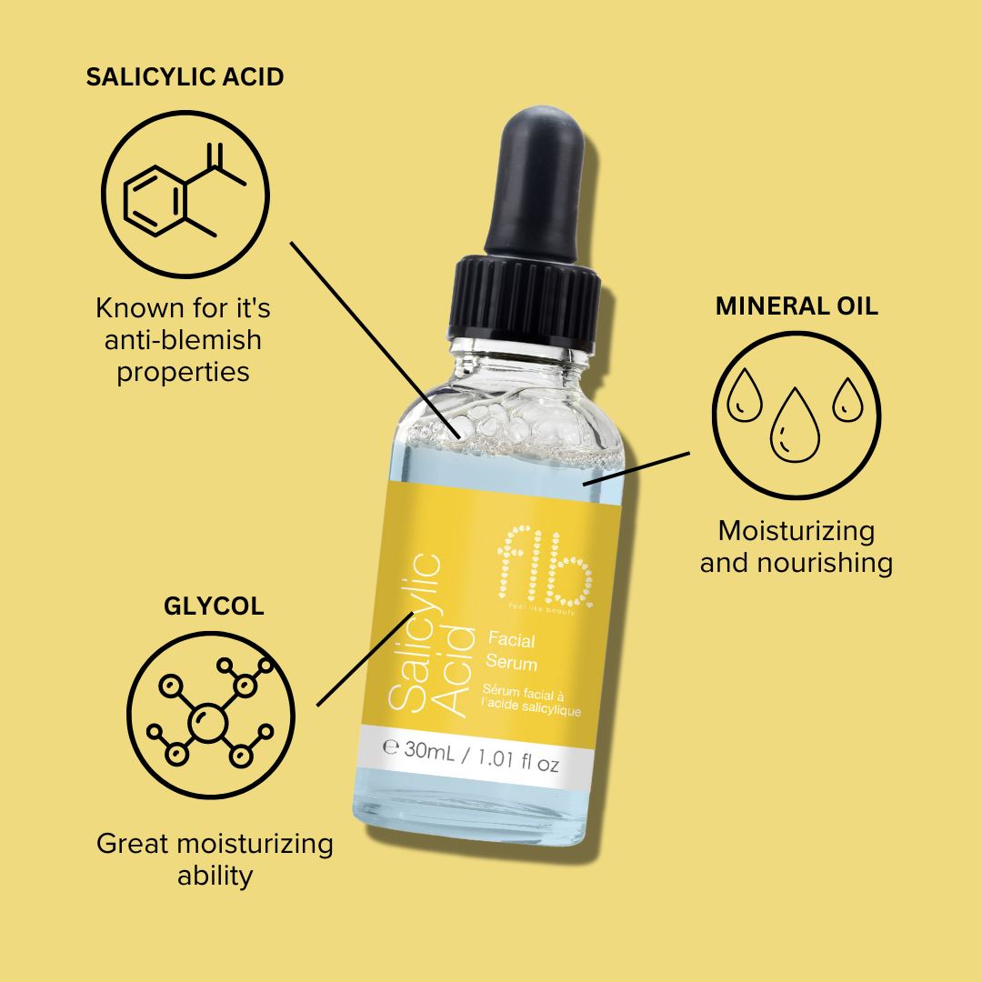 Feel Like Beauty Salicylic Acid Facial Serum 30ml Twin Value Savings Pack