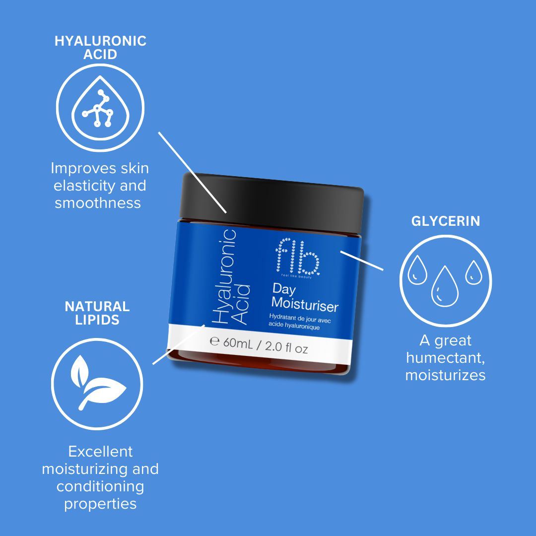 Feel Like Beauty Hyaluronic Acid Day Moisturiser 60ml Twin Value Savings Pack