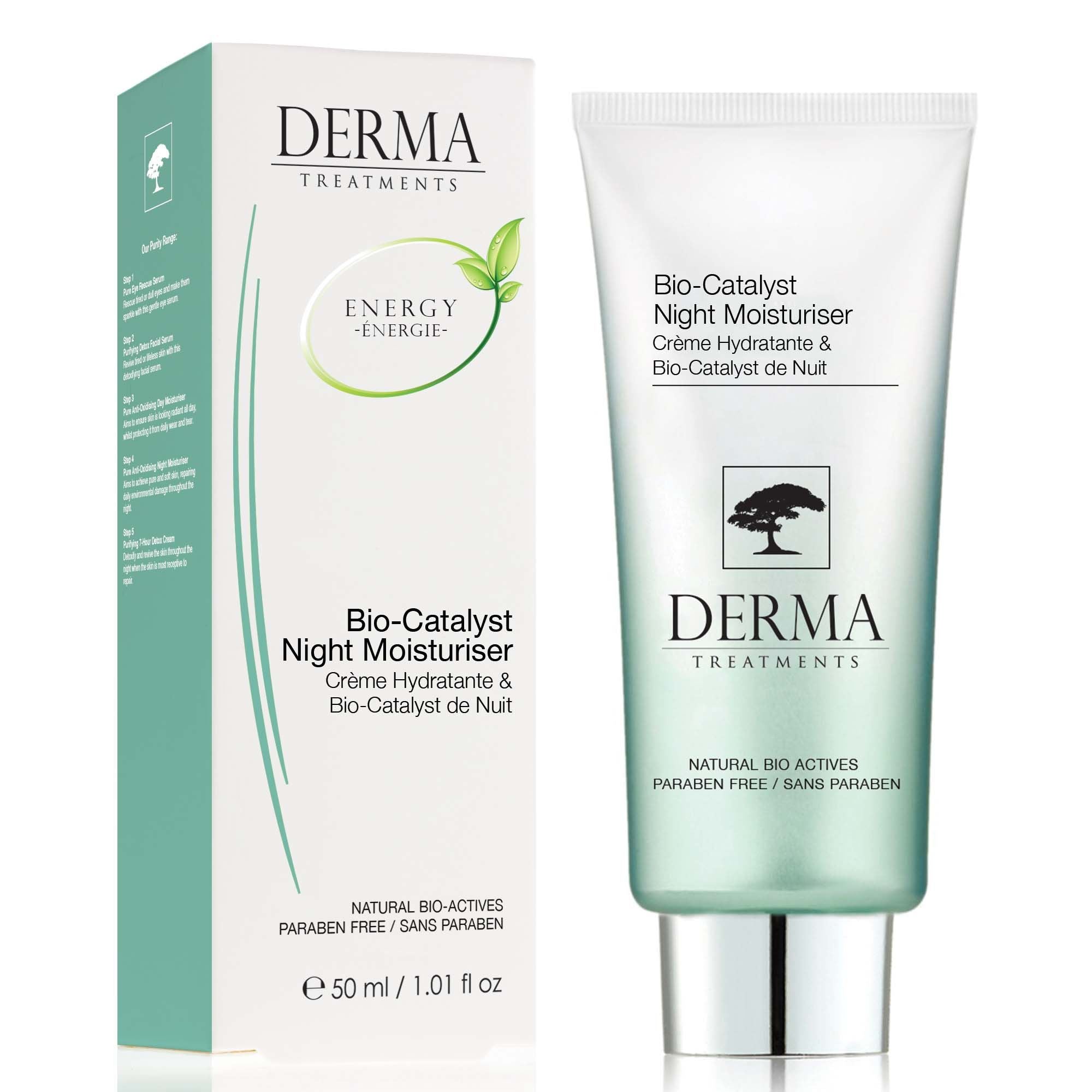Derma Treatments Bio-Catalyst Night Moisturiser 50ml Twin Value Savings Pack