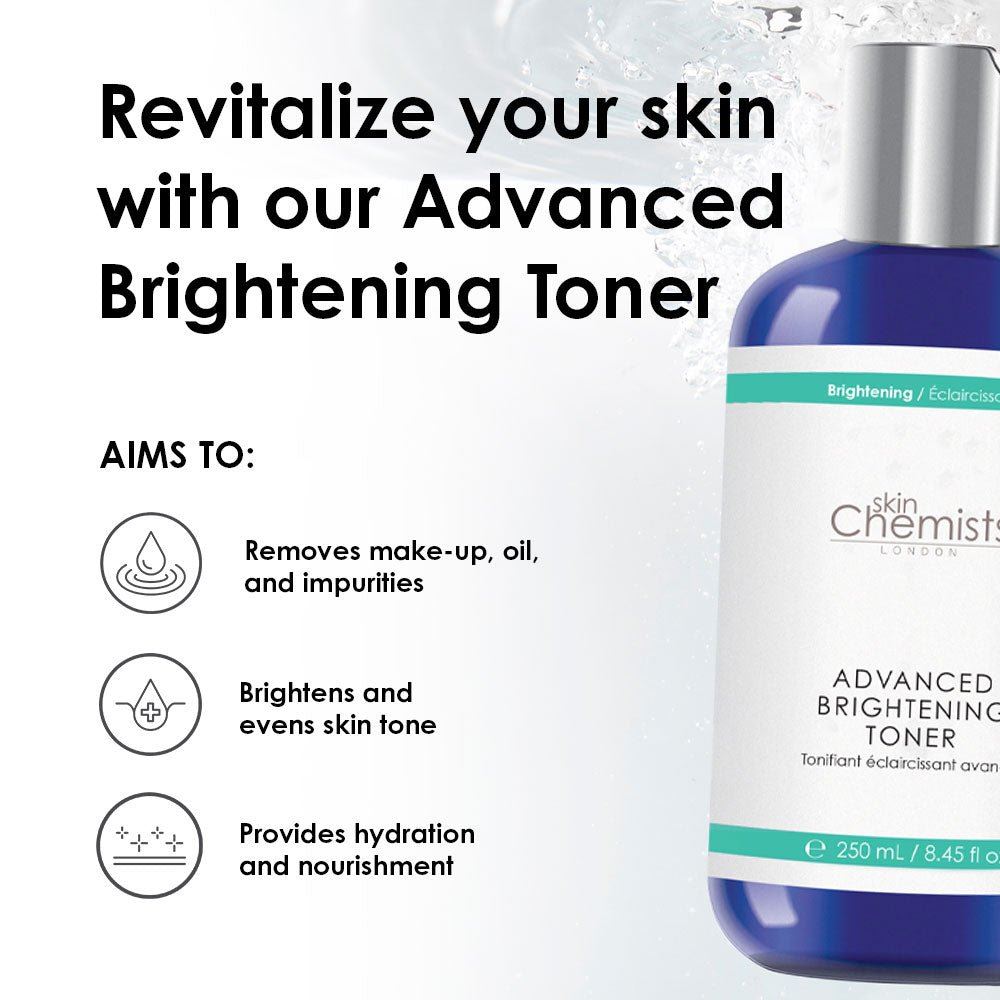 Skin Chemists Brightening Cleanse & Tone Bundle