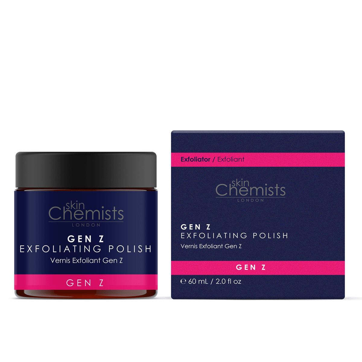 skinChemists Gen Z Exfoliating Polish 60ml Twin Value Savings Pack