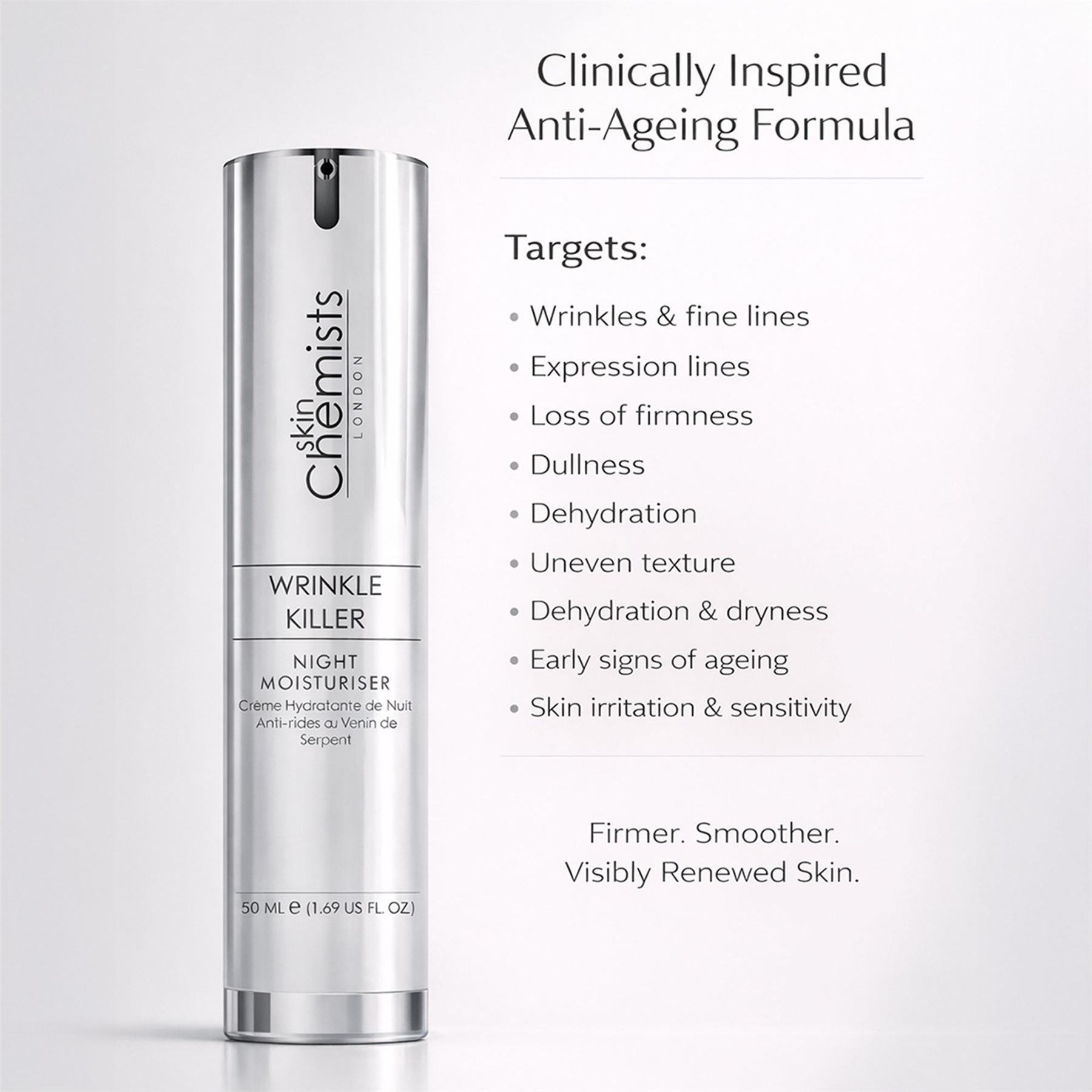 SC Wrinkle Killer Night Moisturiser 50ml