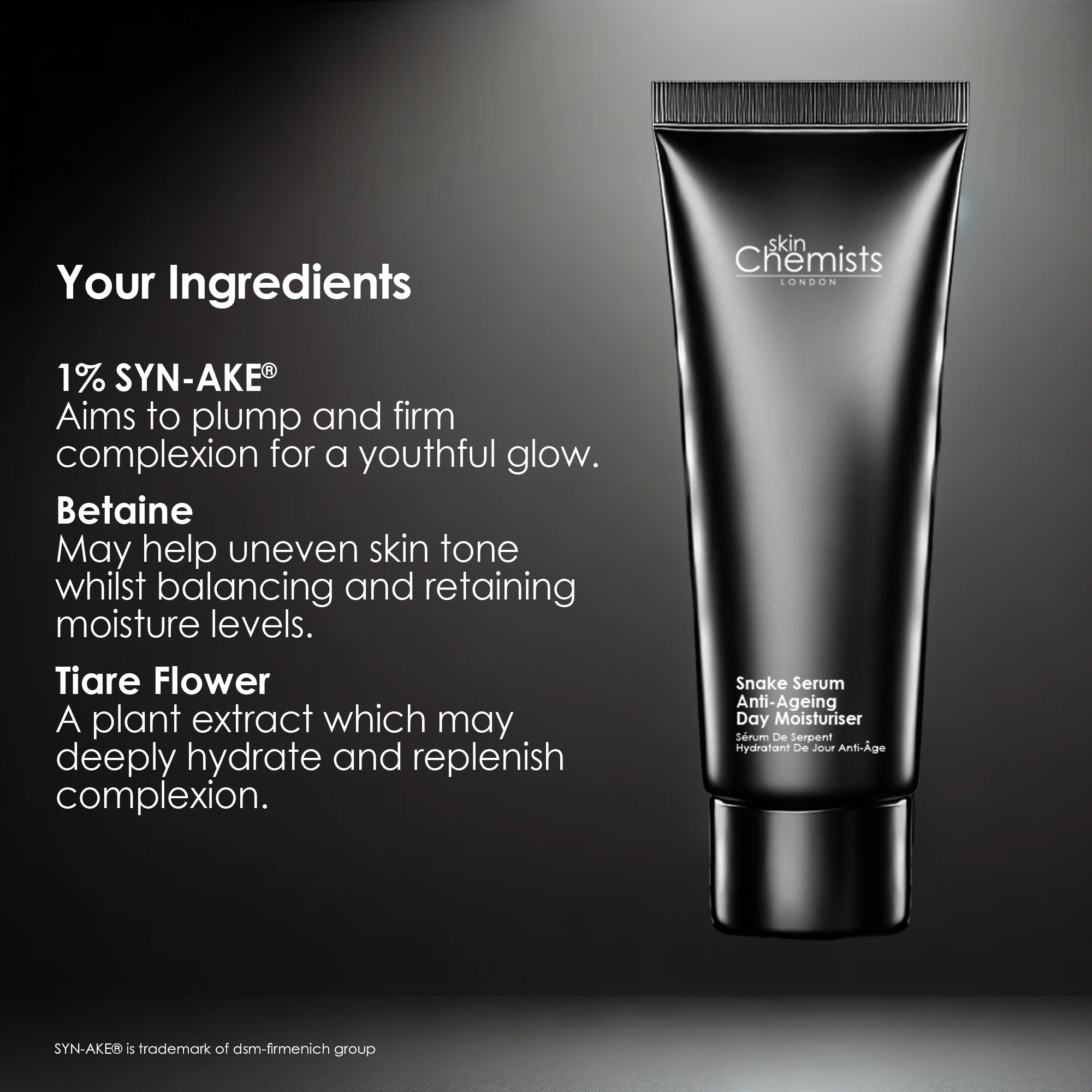 skinChemists Snake Serum Anti-Ageing Day Moisturiser 50ml - skinChemists