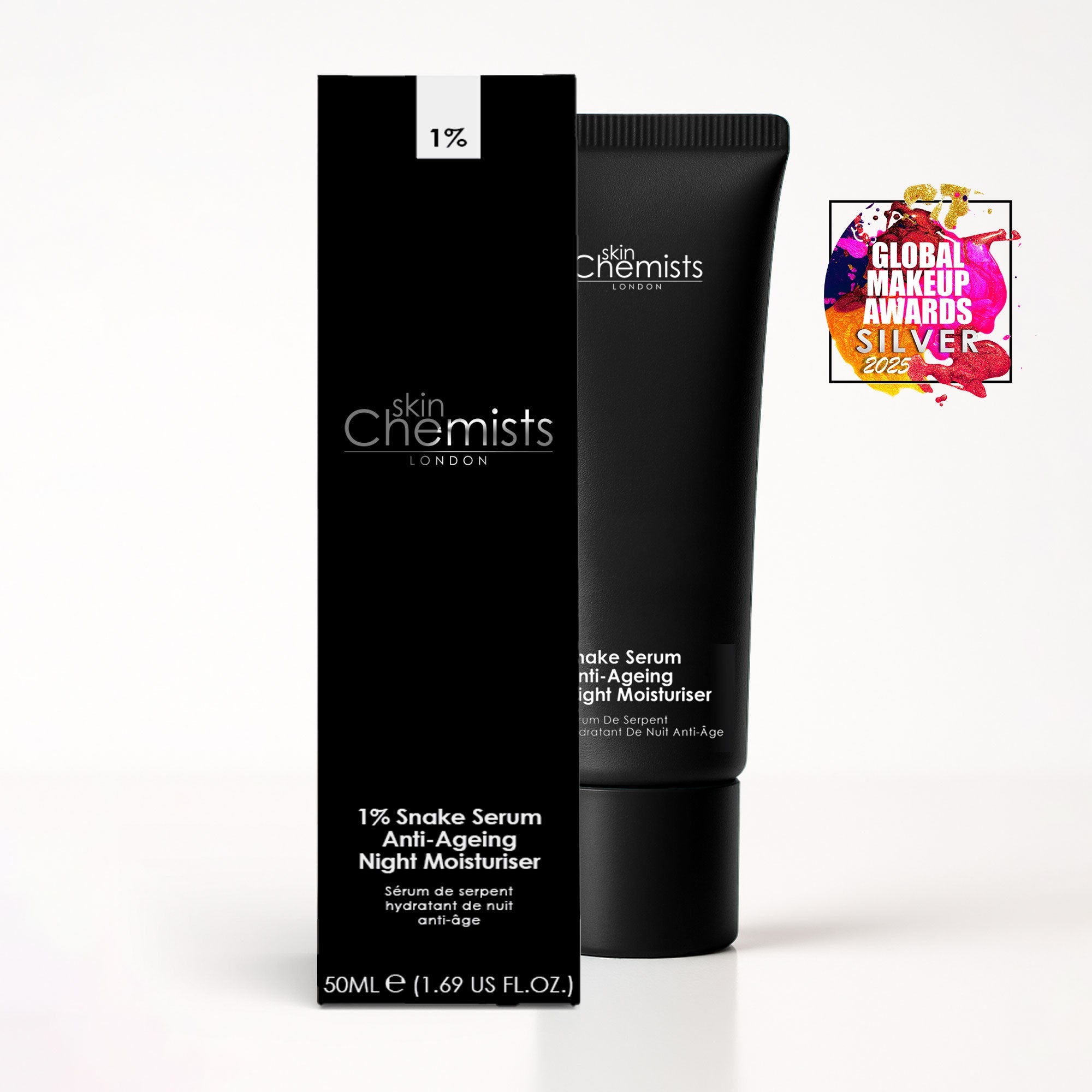 skinChemists Snake Serum Anti-Ageing Night Moisturiser 50ml - skinChemists