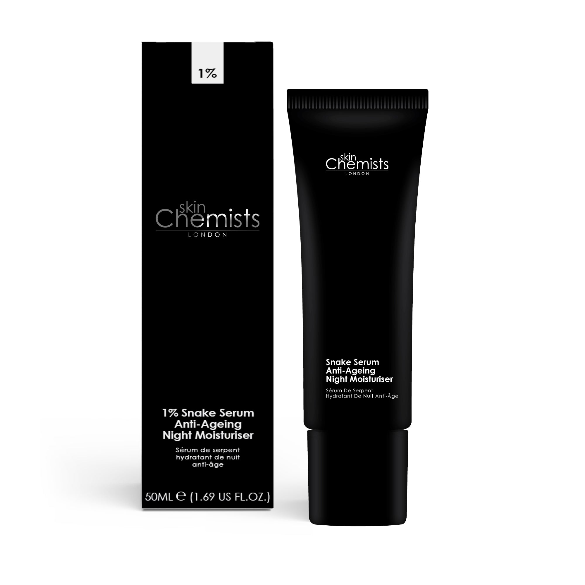 skinChemists Snake Serum Anti-Ageing Night Moisturiser 50ml - skinChemists