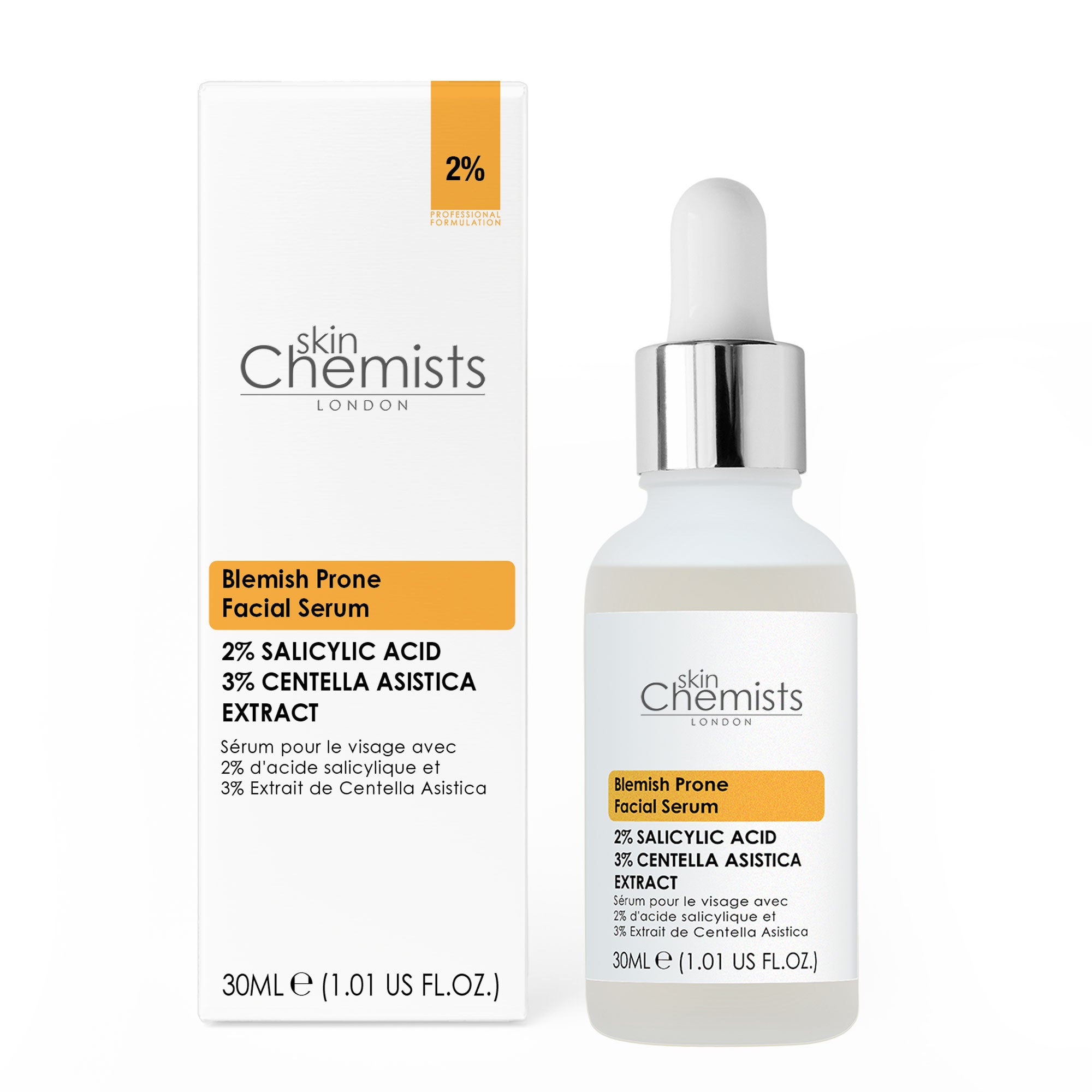 Acne Prone Serum Salicylic Acid 2%, Centella Asistica 3% 30ml