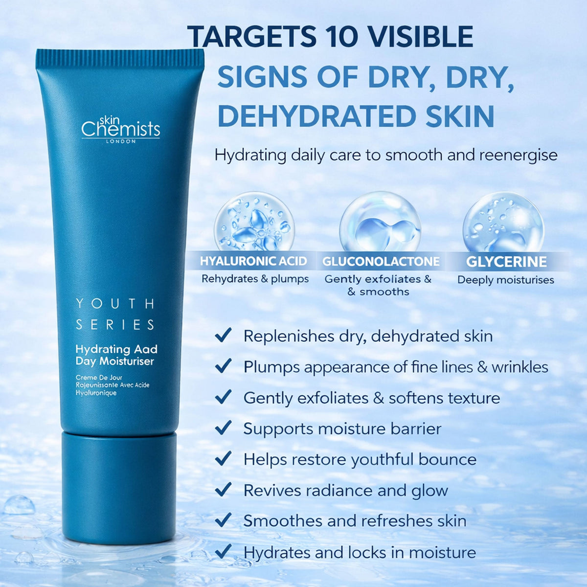 Hyaluronic Acid Day Moisturiser 50ml - skinChemists