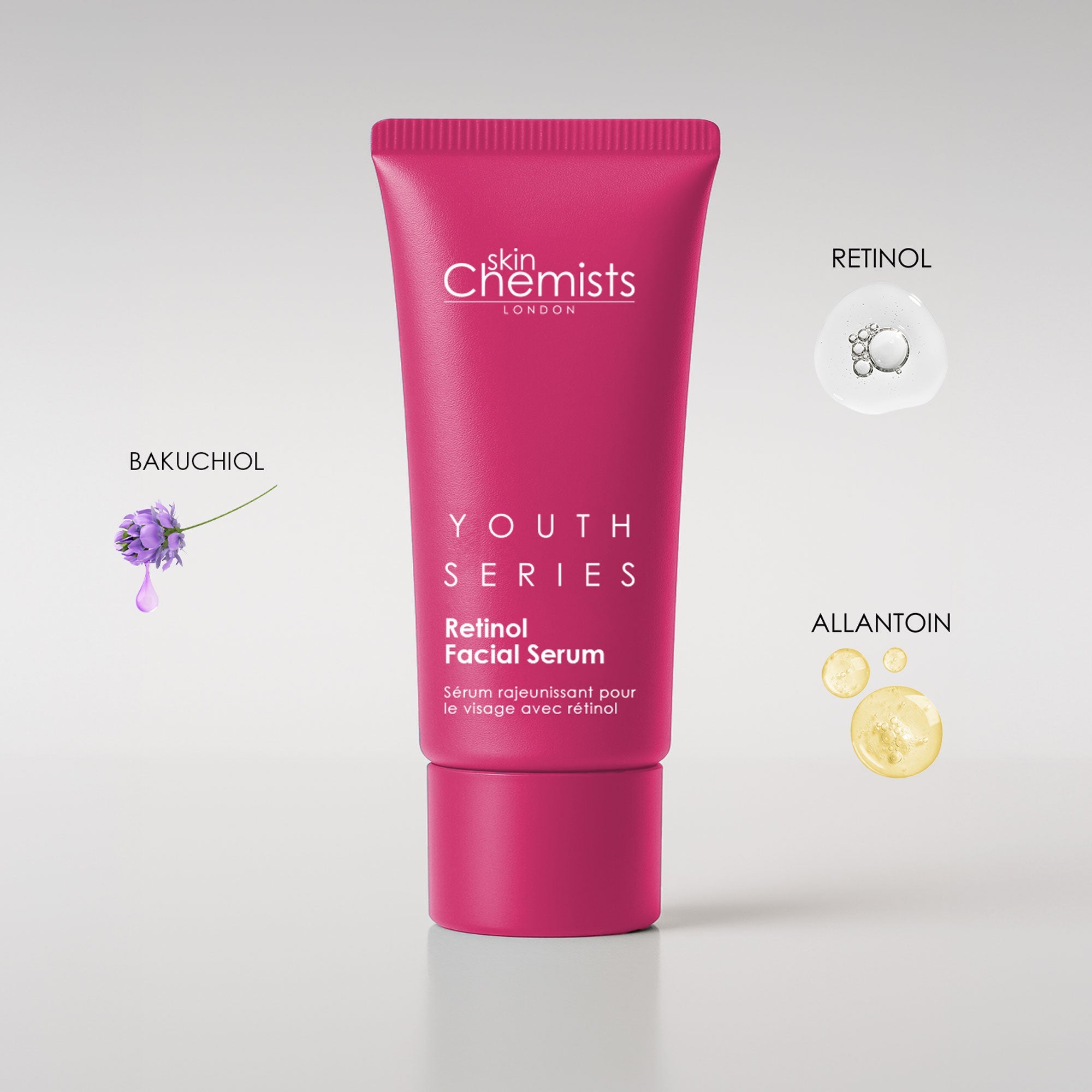 Retinol Bakuchiol Facial Serum 30ml - skinChemists