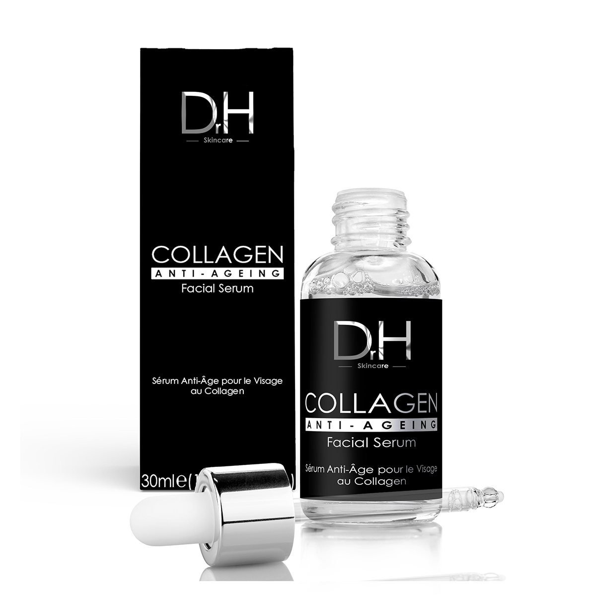 Sérum Facial de Colágeno Antiedad 30ml + Hidratante de Día Antiedad de Colágeno 60ml 