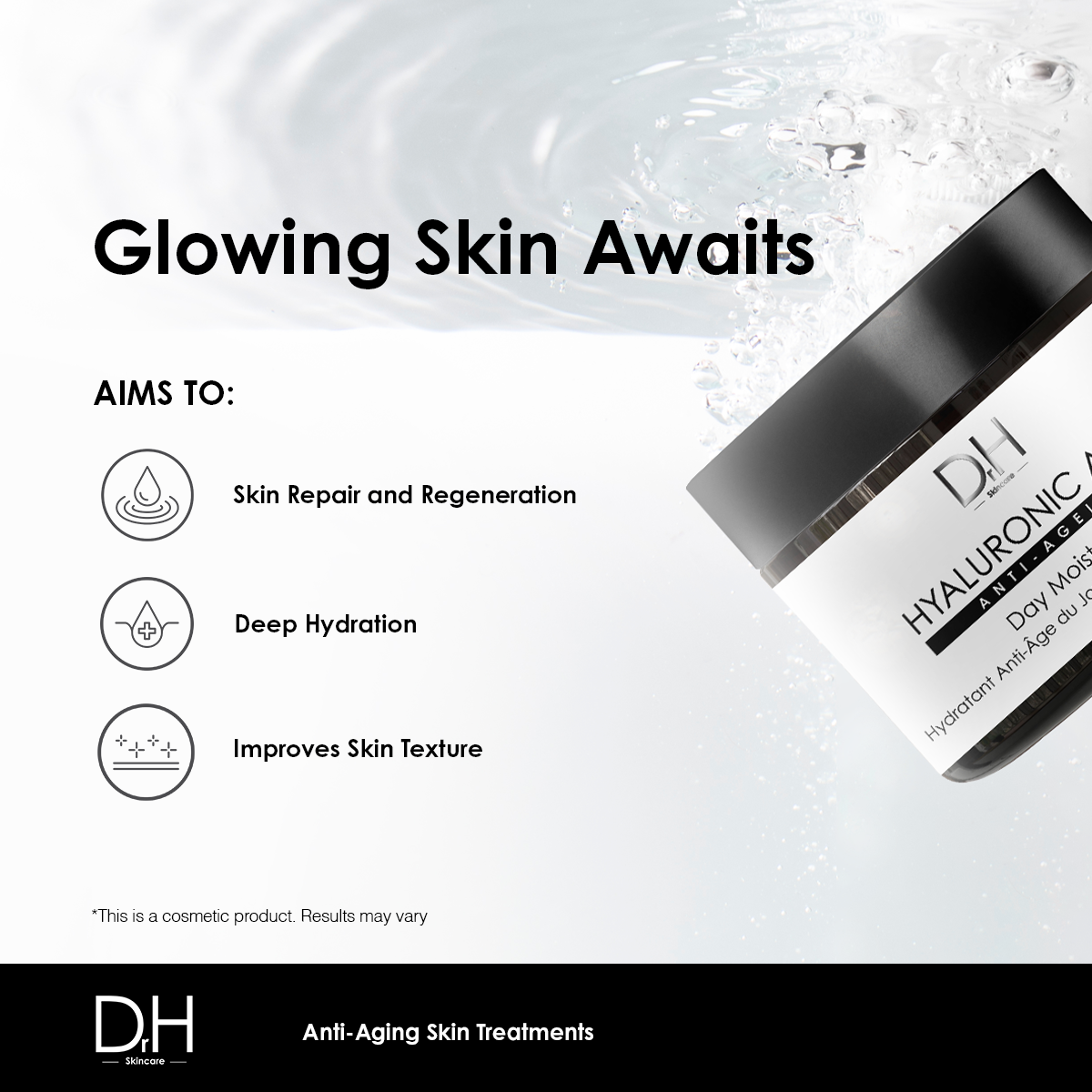 Dr H Hyaluronic Acid Anti-Ageing Skincare Gift Set - skinChemists