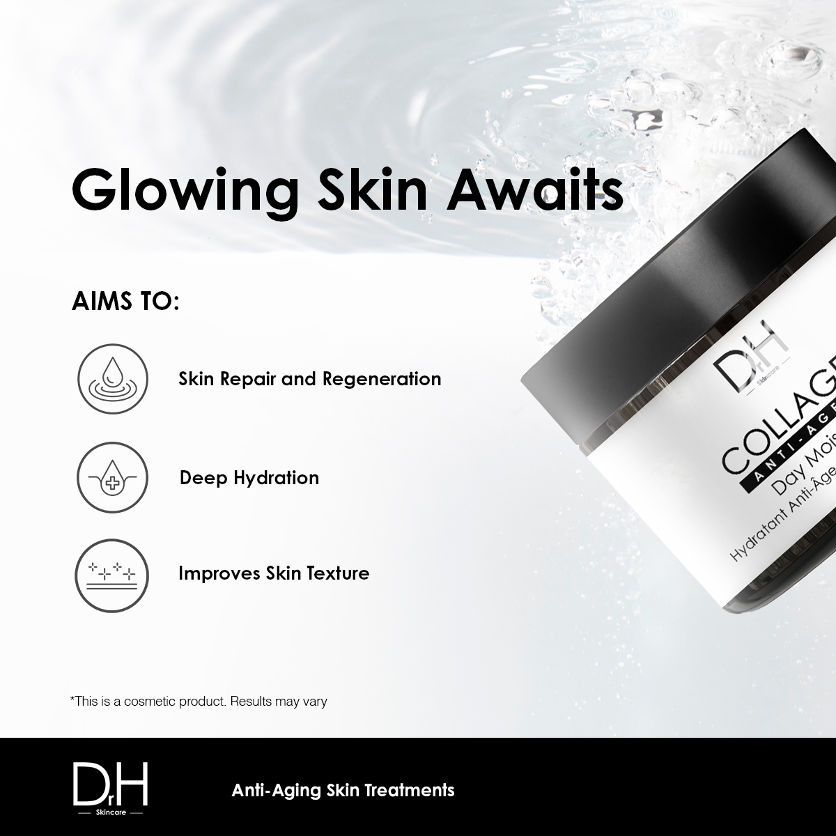 Dr H Collagen Anti-Ageing Day Moisturiser - skinChemists