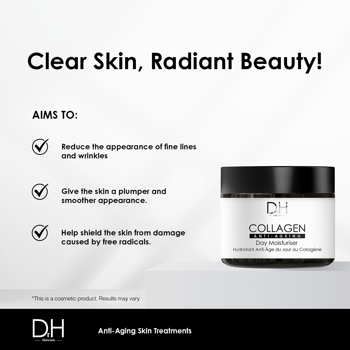 Dr H Collagen Anti-Ageing Day Moisturiser - skinChemists