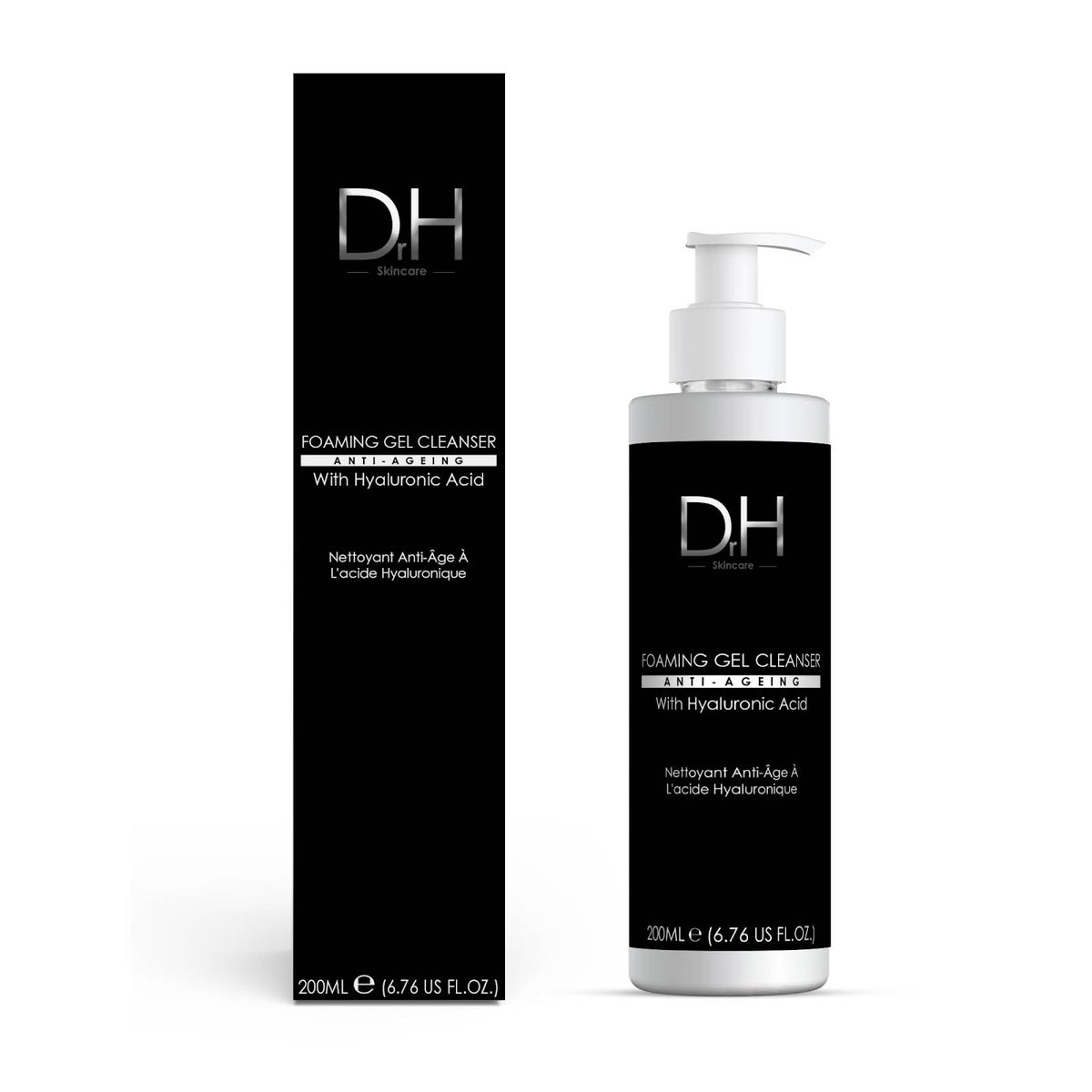 Dr H Foaming Gel Cleanser with Hyaluronic Acid 200ml
