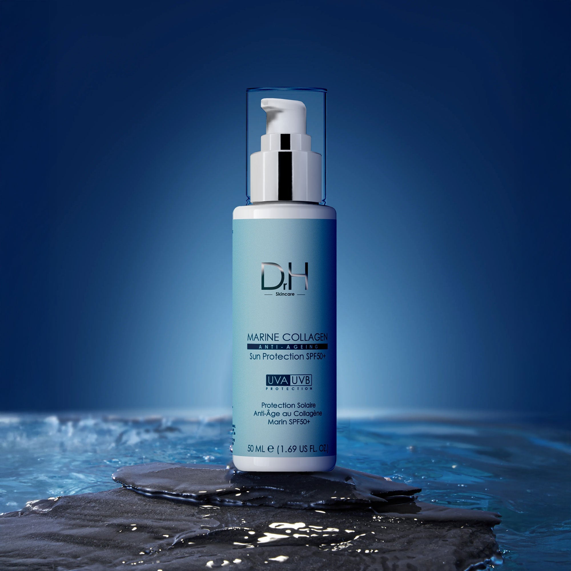 Dr H Anti-Aging Marine Collagen Sun Protection SPF 50 50ml - skinChemists