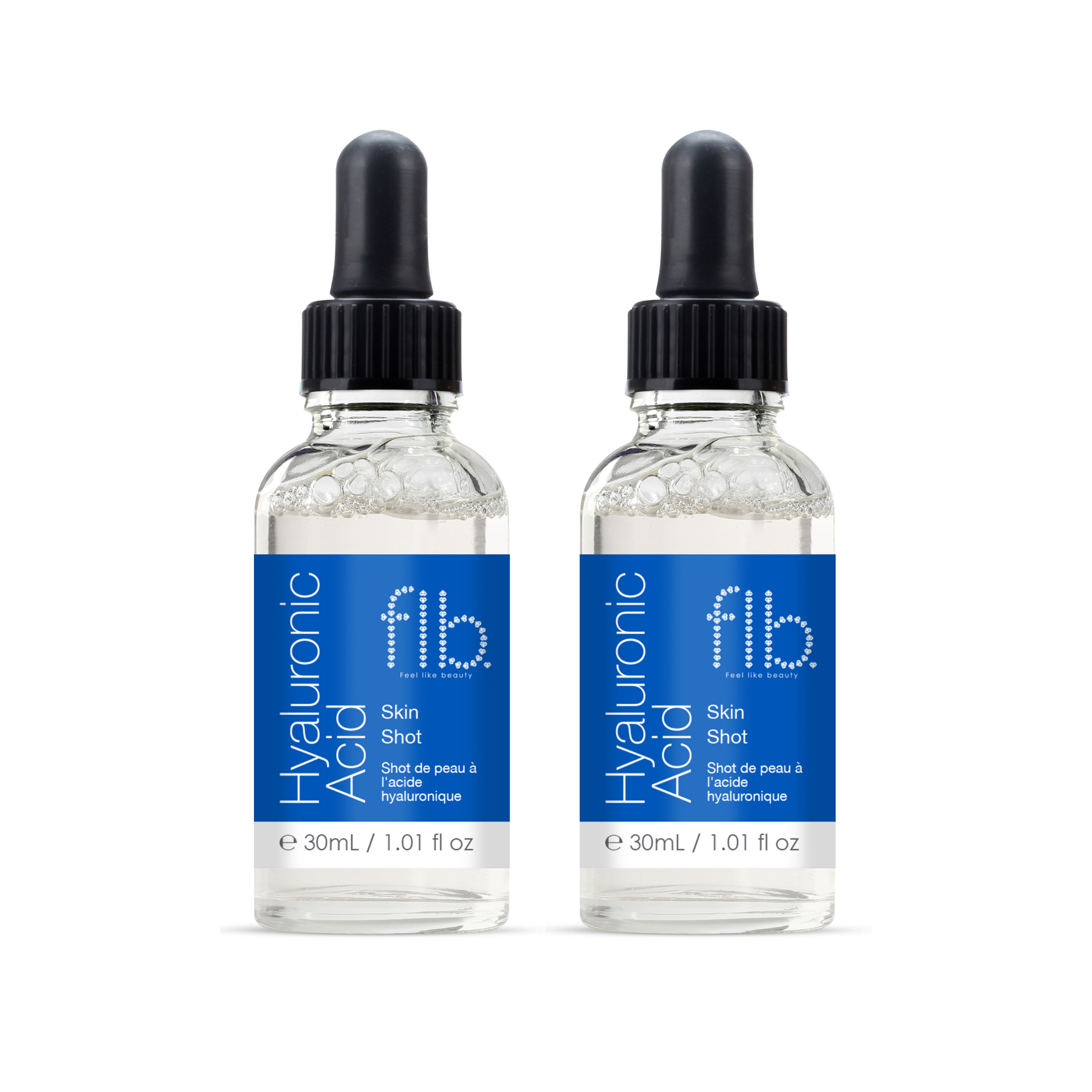 Feel Like Beauty Hyaluronic Acid Skin Shot 30ml Twin Value Savings Pack - skinChemists