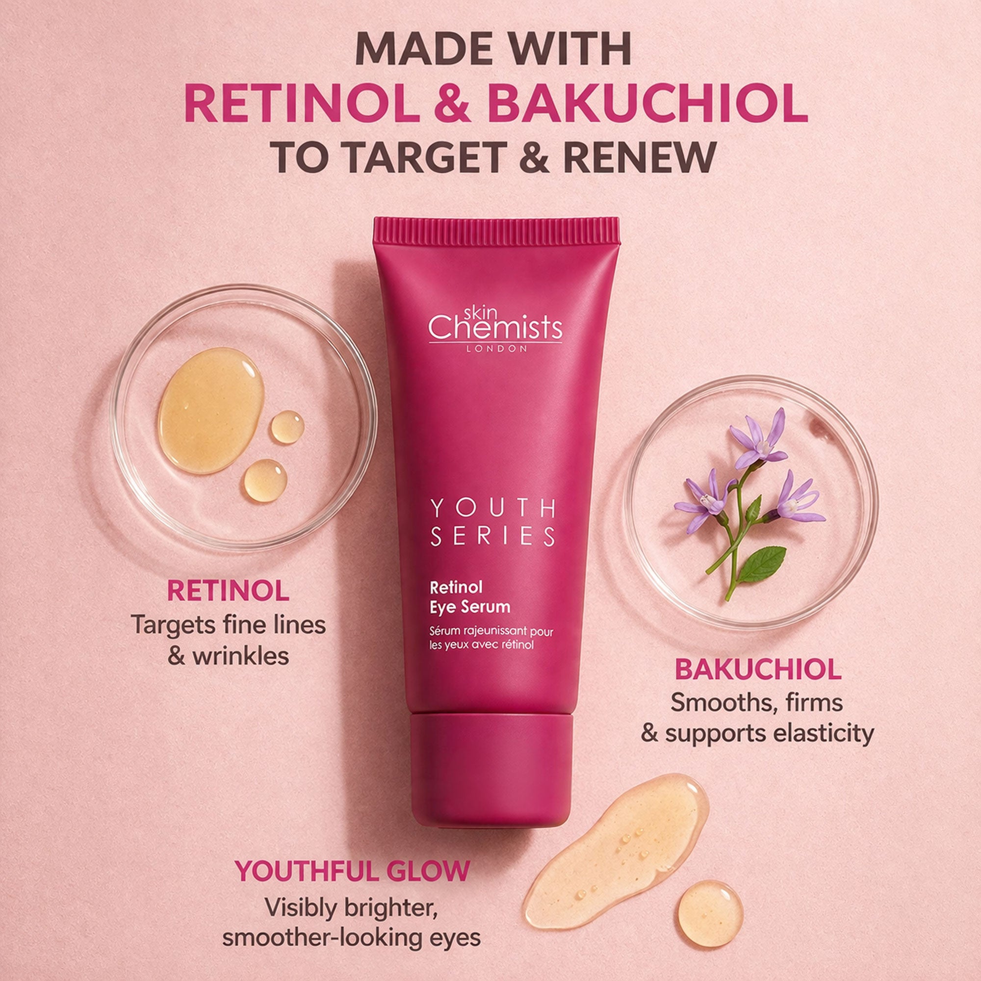 Retinol & Bakuchiol Eye Serum 15ml