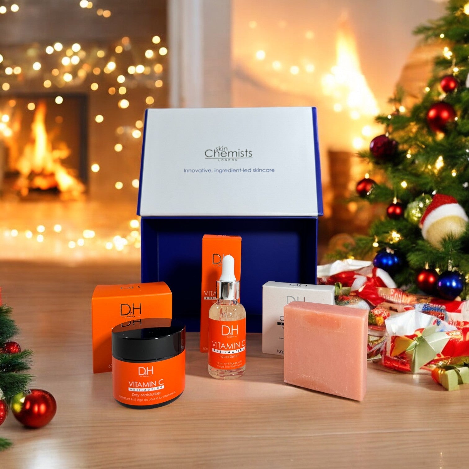 Dr H Vitamin C Anti-Ageing Morning Skincare Christmas Gift Set - skinChemists