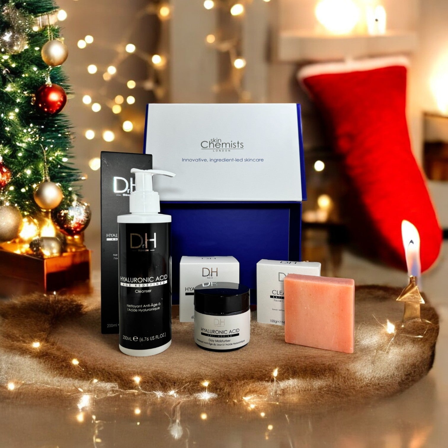 Dr H Hyaluronic Acid Anti-Ageing Skincare Christmas Gift Set - skinChemists