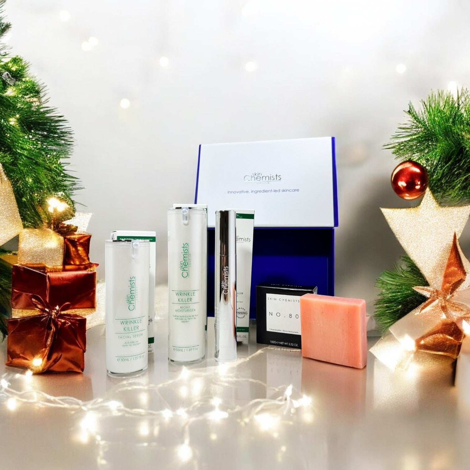 skinChemists Wrinkle Killer Anti-Ageing Night Christmas Gift Set - skinChemists